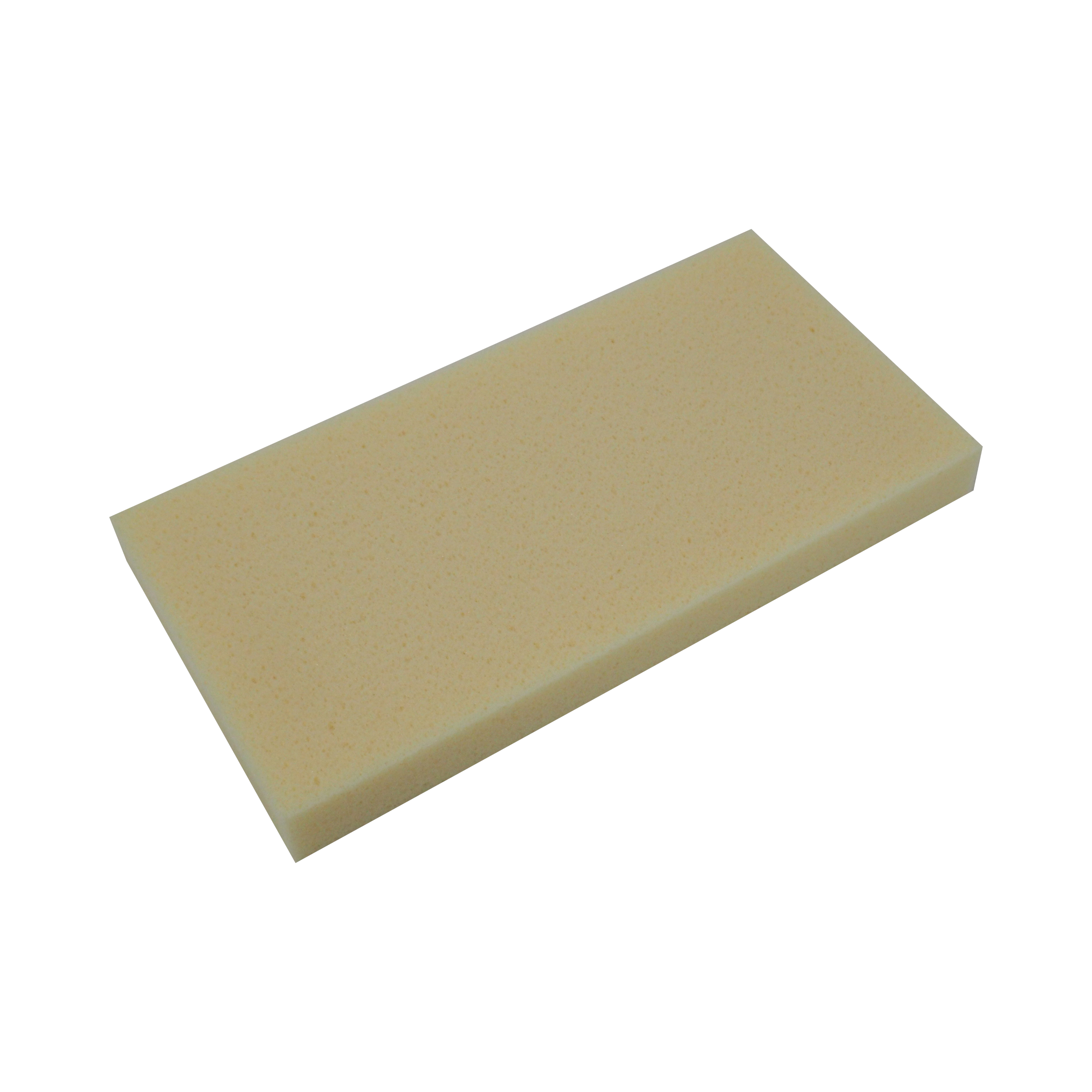 TOPTRADE náhradní povrch na hladítko – mořská houba, řezaná 250 × 130 × 30 mm