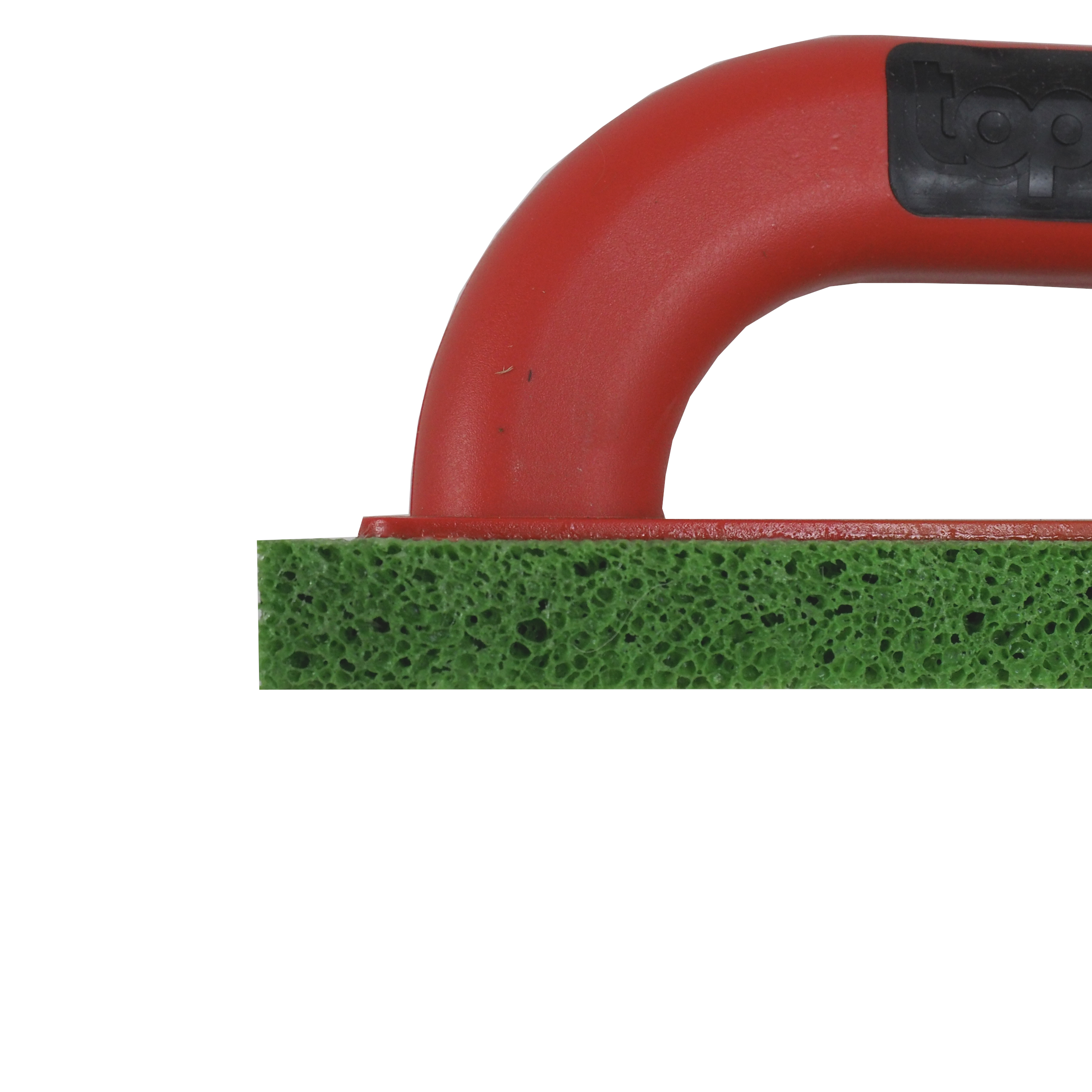 TOPTRADE hladítko s hrubou houbou, špaletové, 220×65×18 mm