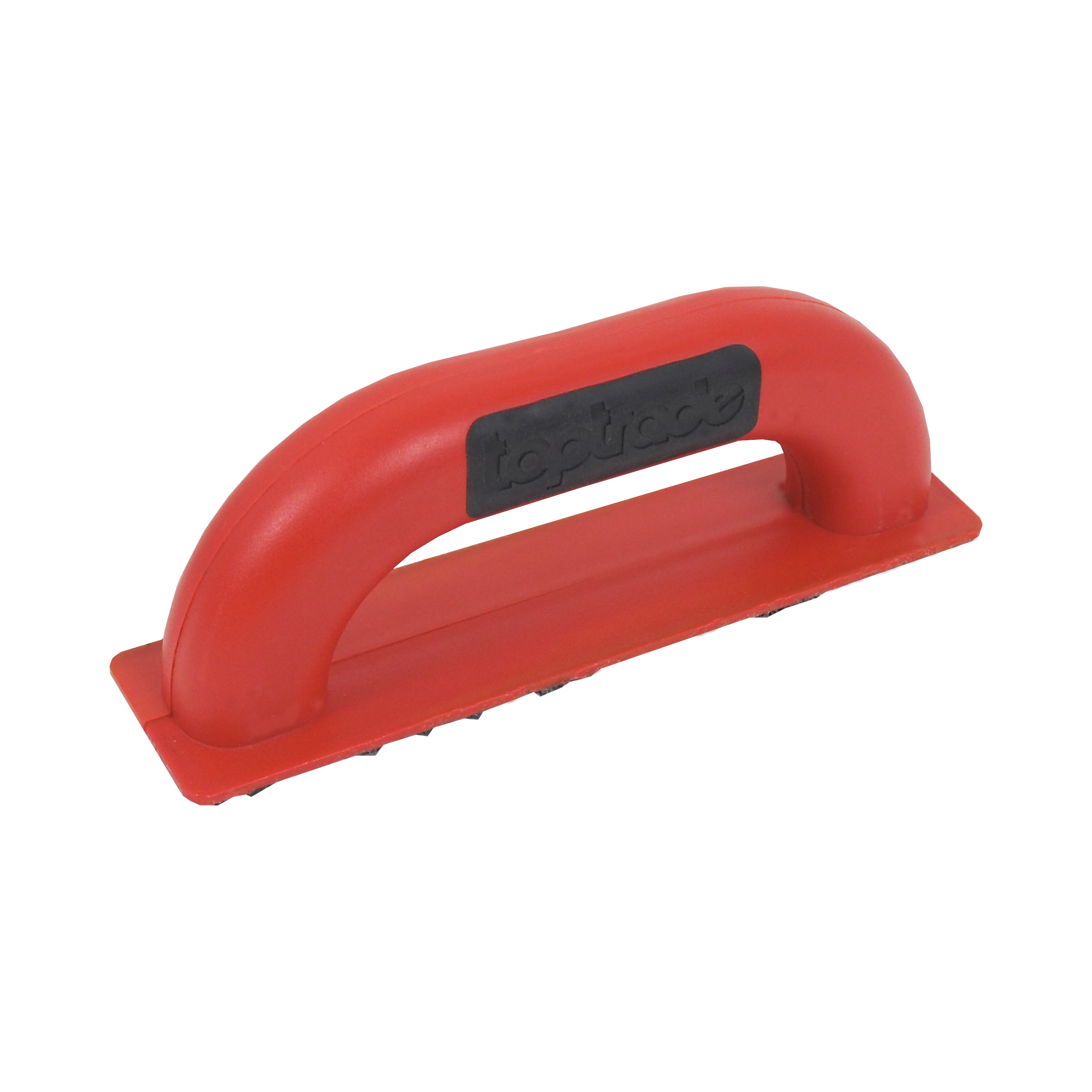 TOPTRADE brusné hladítko s kamínky, špaletové 205 × 50 mm, zrno 16
