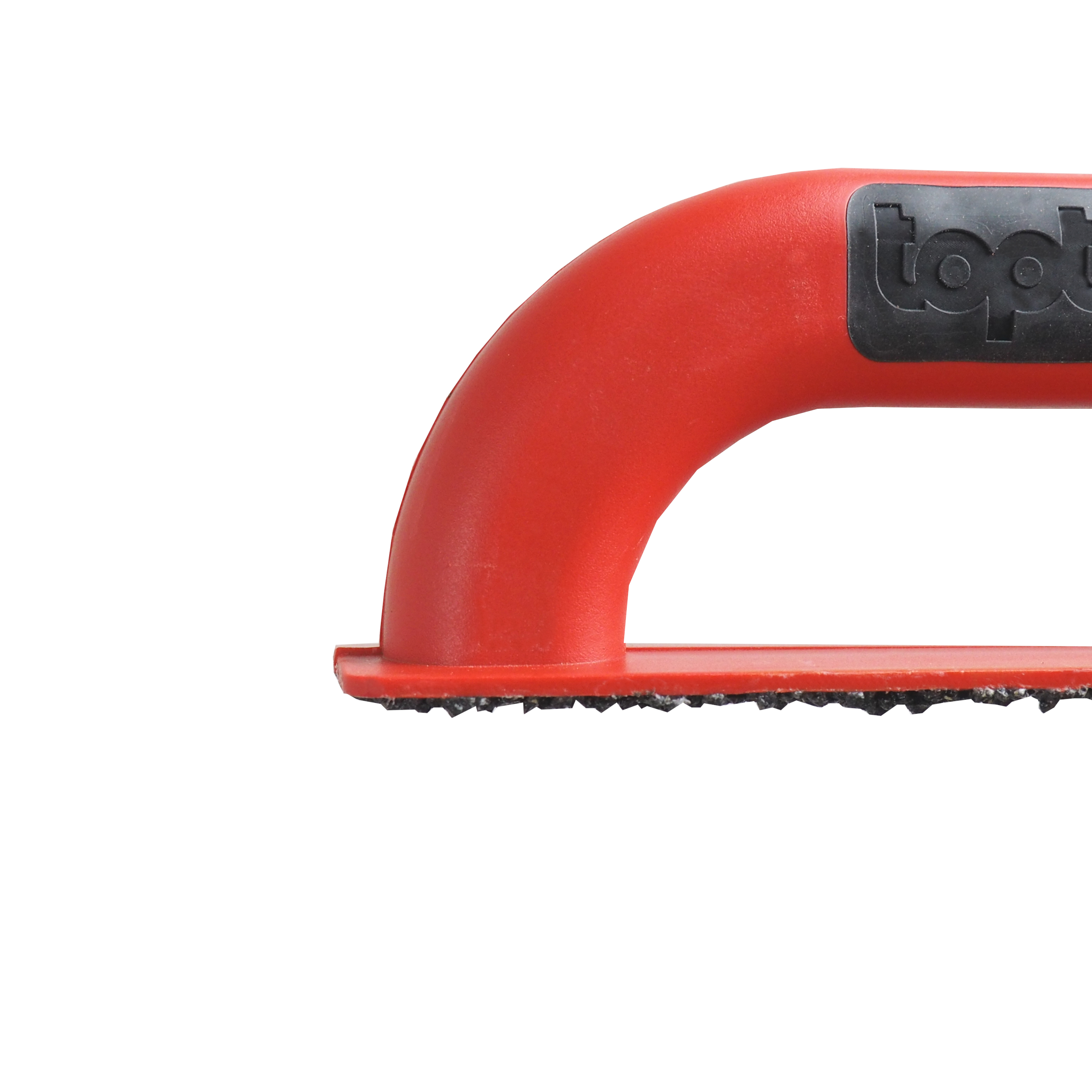 TOPTRADE brusné hladítko s kamínky, špaletové 205 × 50 mm, zrno 16