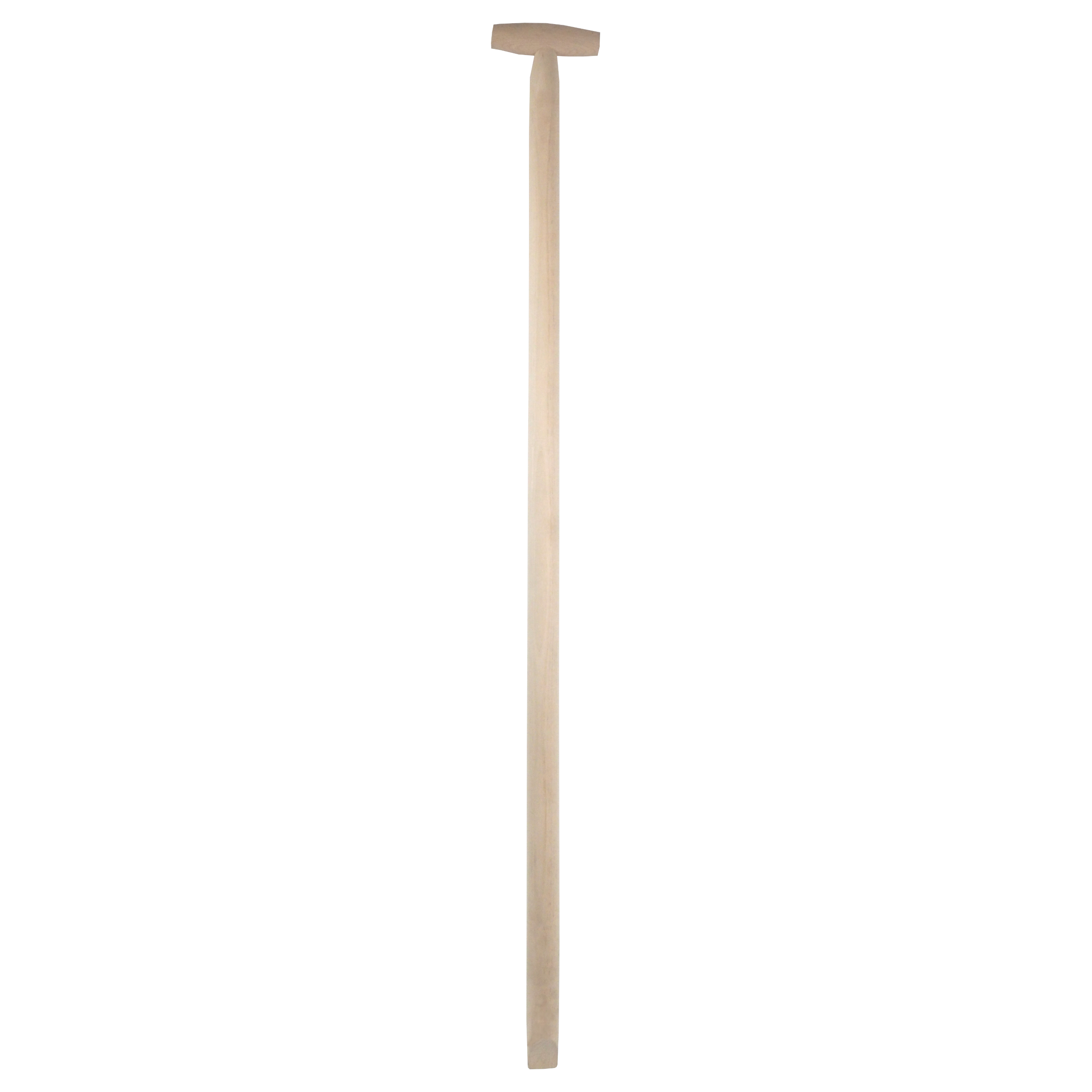 Levně TOPTRADE násada na lopatu a vidle, 120 cm, rovná, koncovka T (120 cm, rovná, koncovka T)