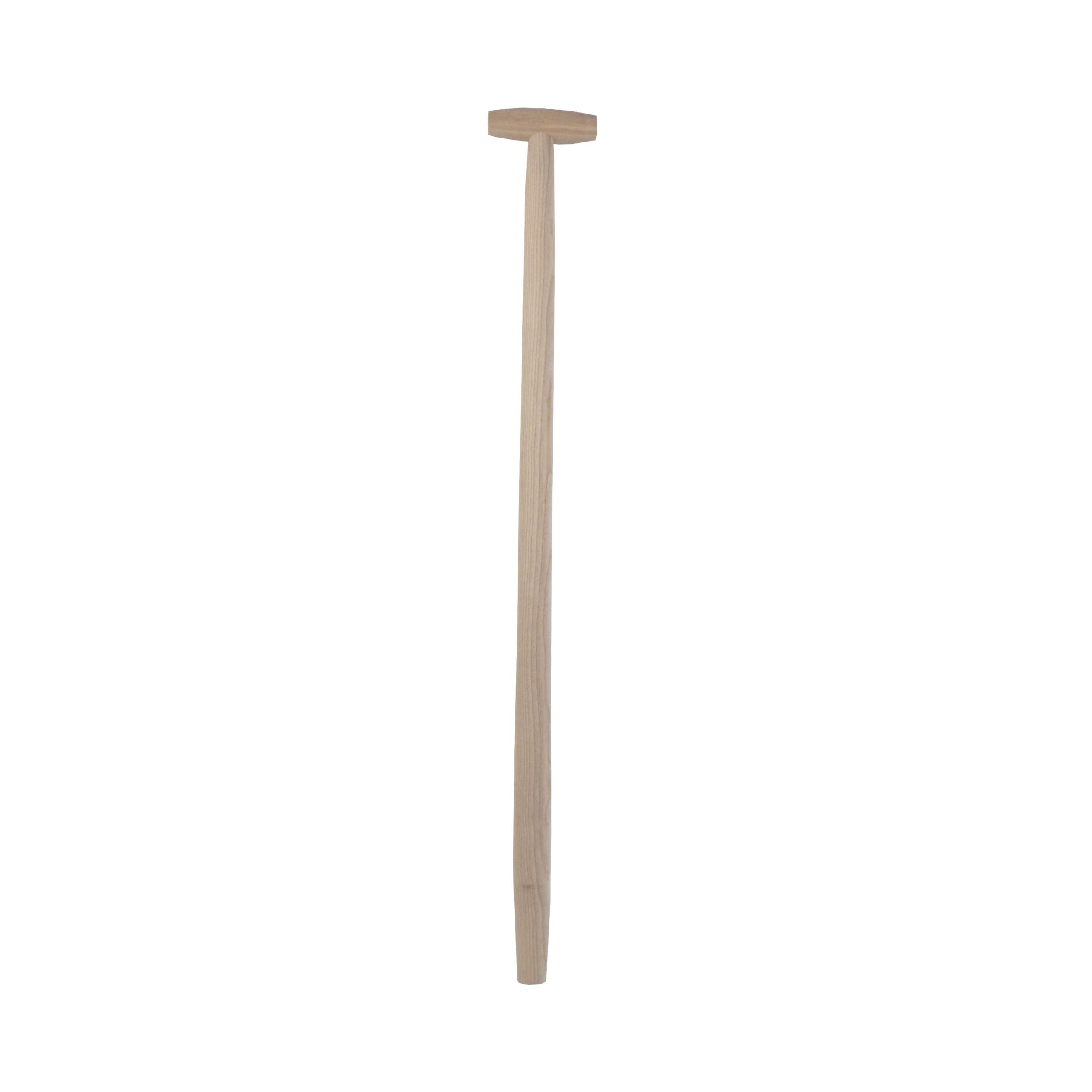 Levně TOPTRADE dřevěná násada na rýč s T koncovkou, 110 cm (Dřevěná, broušená, rovná – délka 110 cm)
