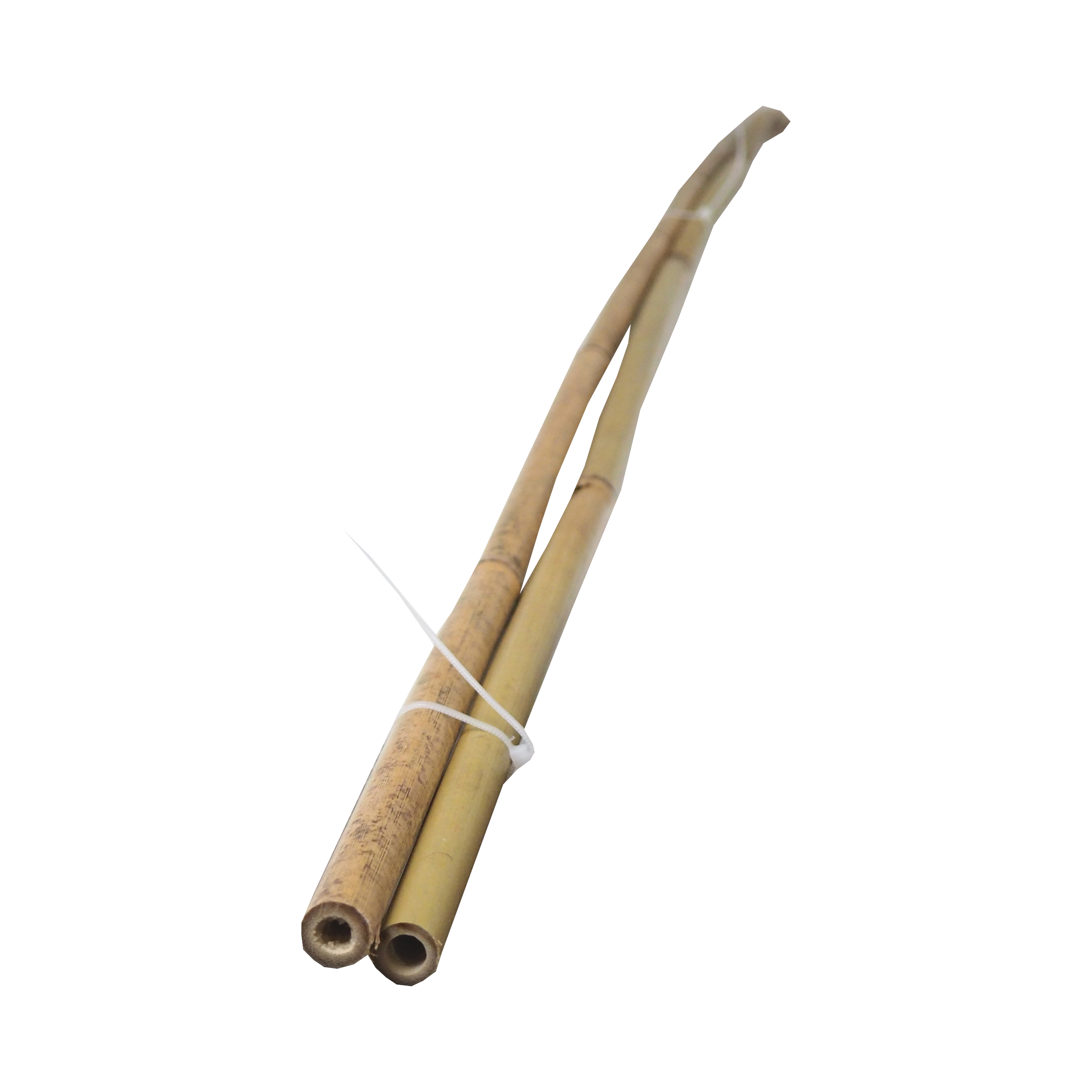 TOPTRADE bambusové tyče 210 cm, Ø 18–20 mm (2 ks)
