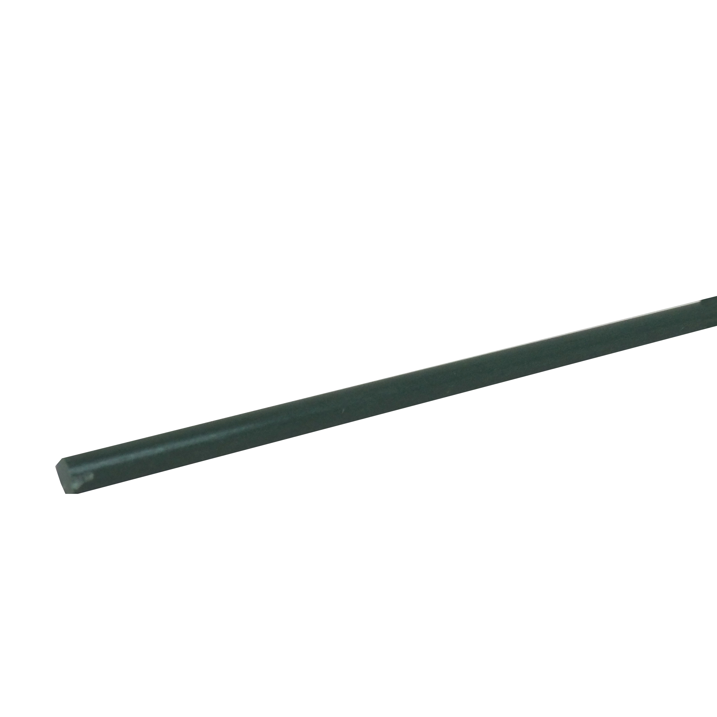 TOPTRADE sklolaminátová tyč – zelená, Ø 7 mm × 100 cm