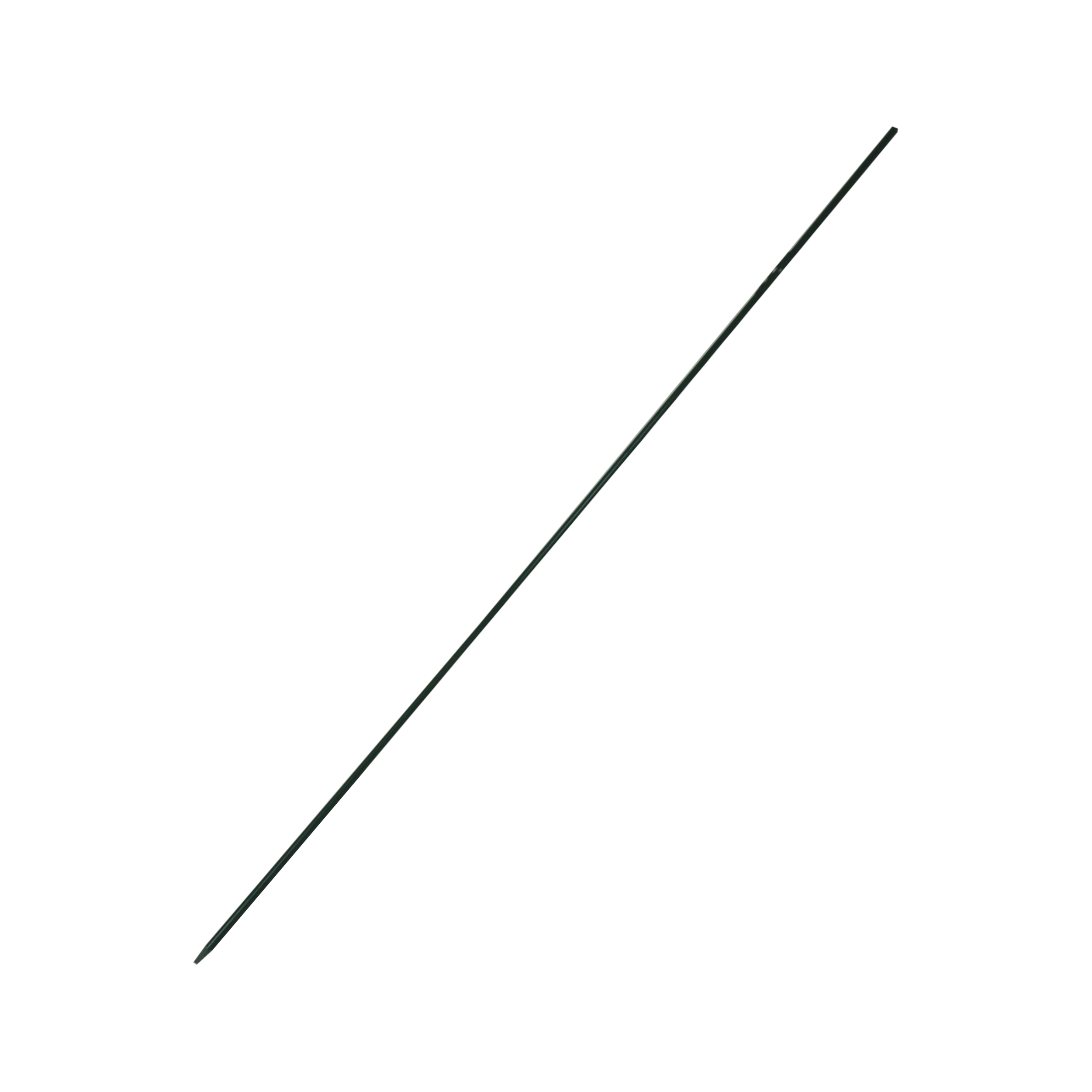 TOPTRADE sklolaminátová tyč 180 cm, Ø 7,9 mm – zelená