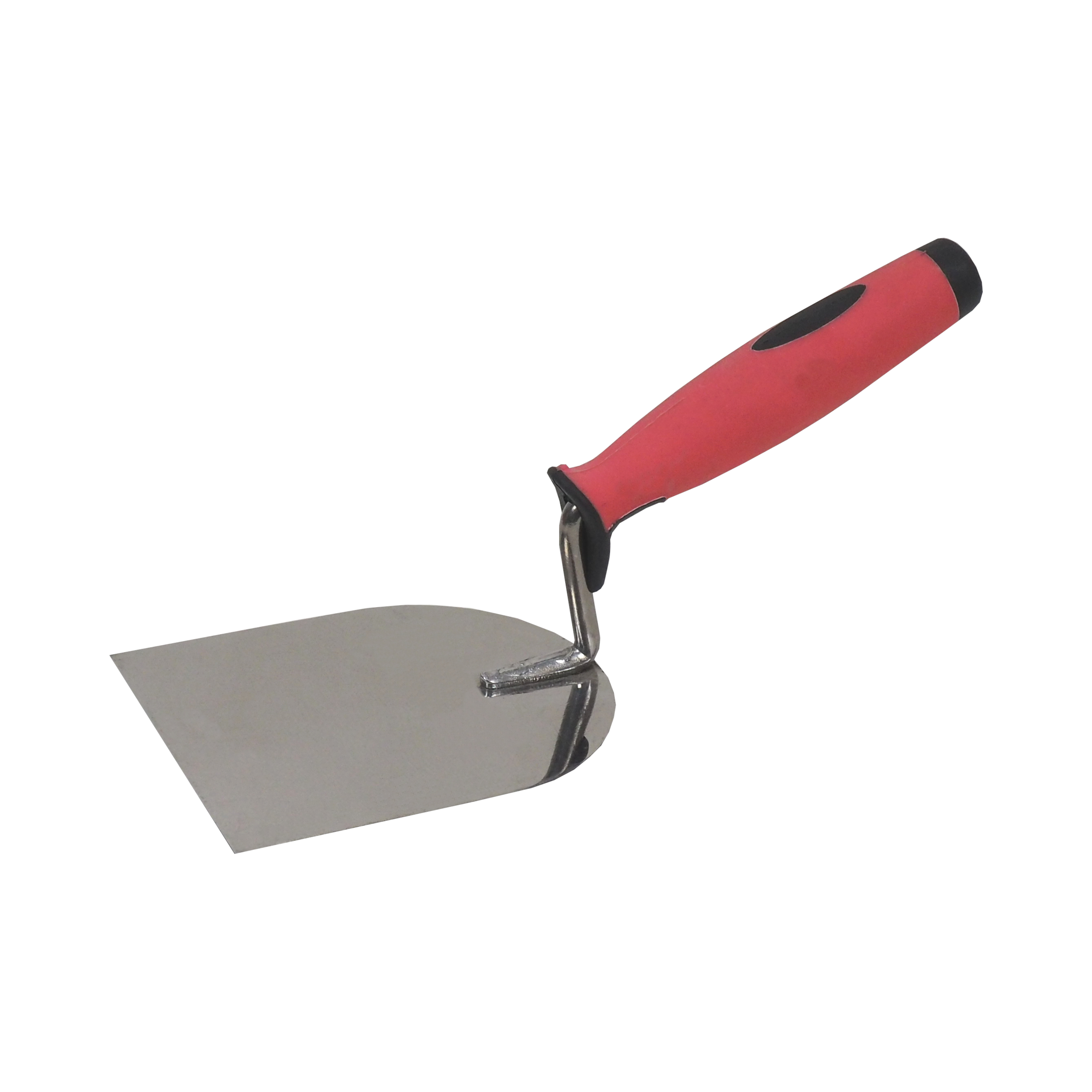 TOPTRADE nerezová štukatérská lžíce, lopatička 120 × 100 mm