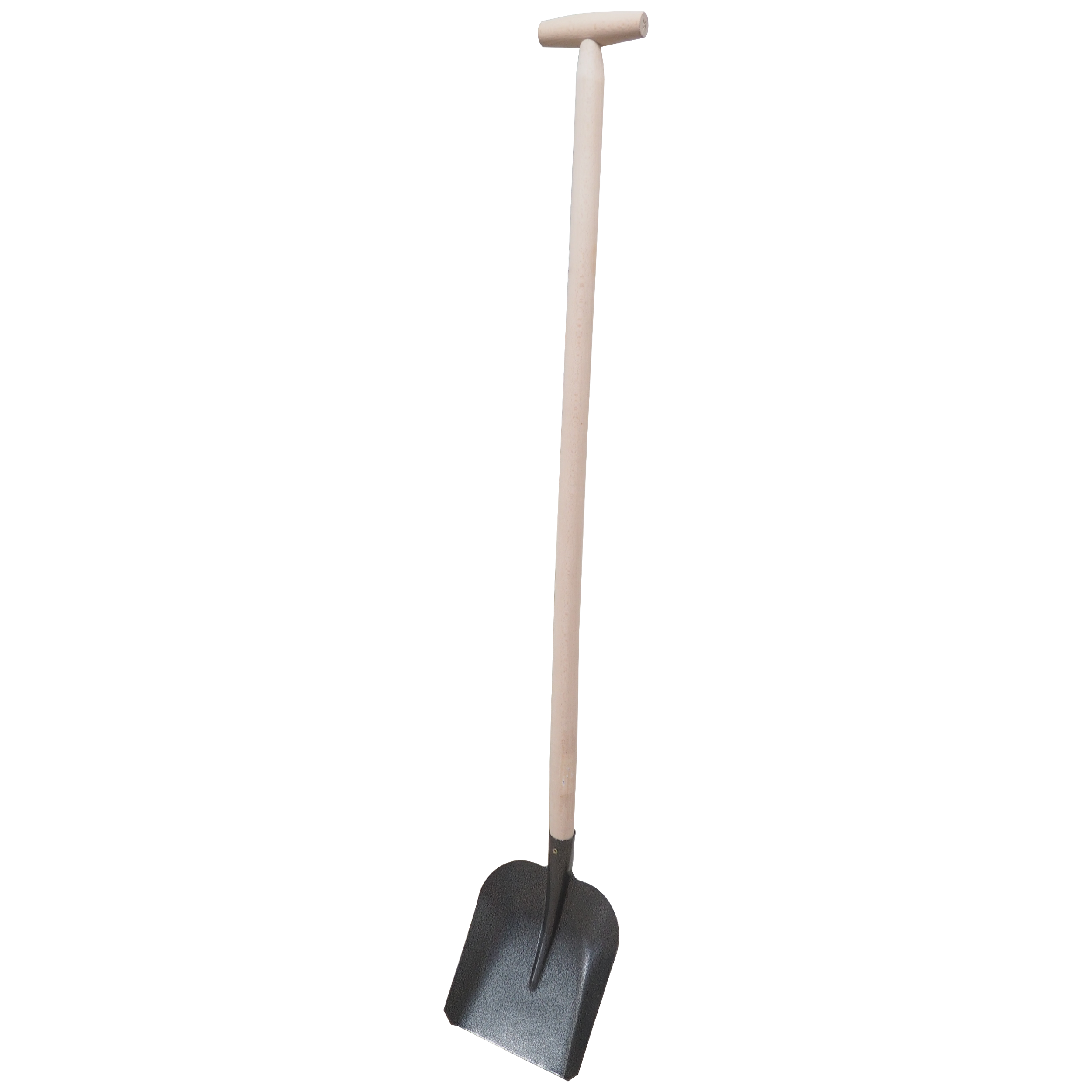 TOPTRADE lopata ocelová standard, kladívkový lak, rovná násada T 120 cm