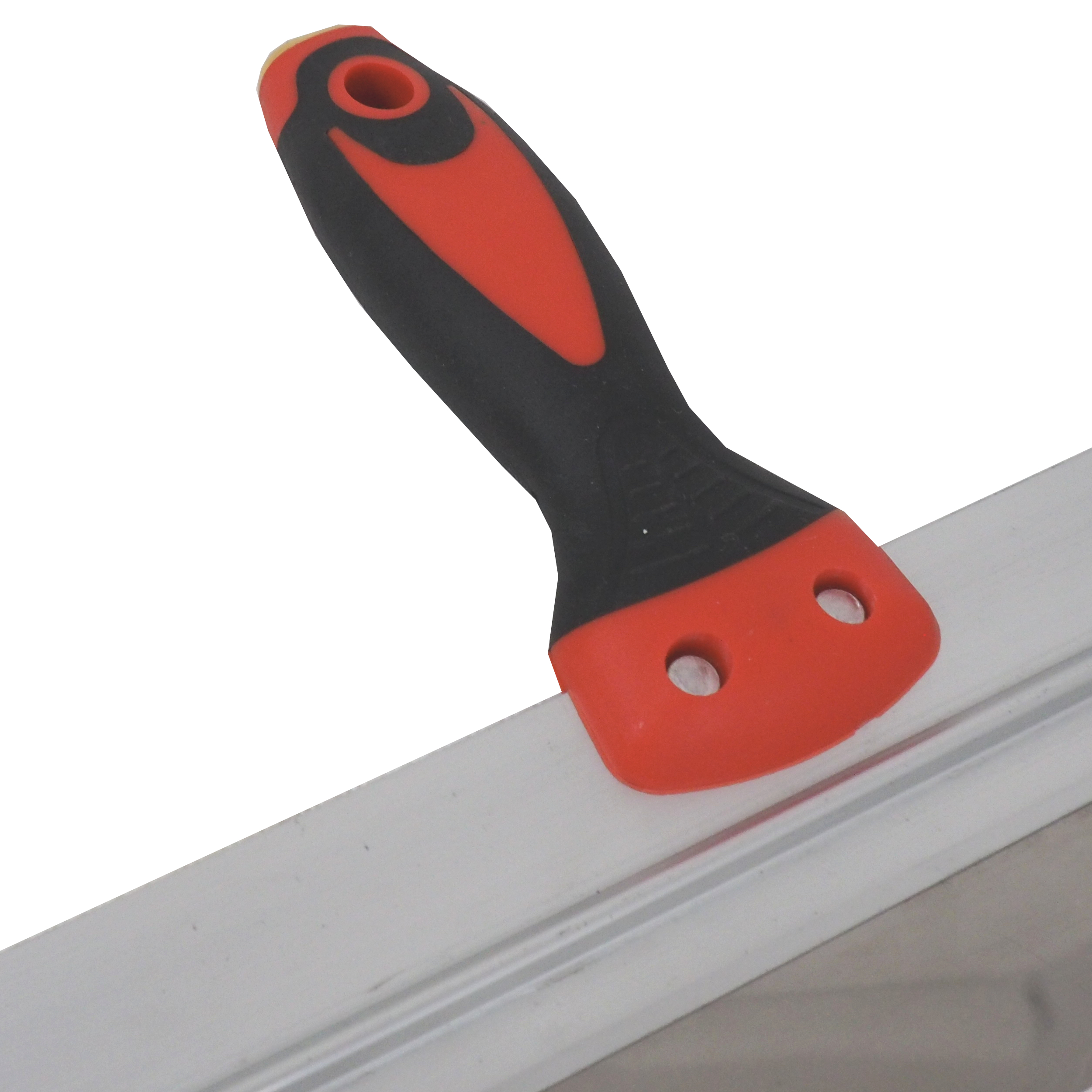 TOPTRADE stěrka nerezová, duralový rám 350 mm