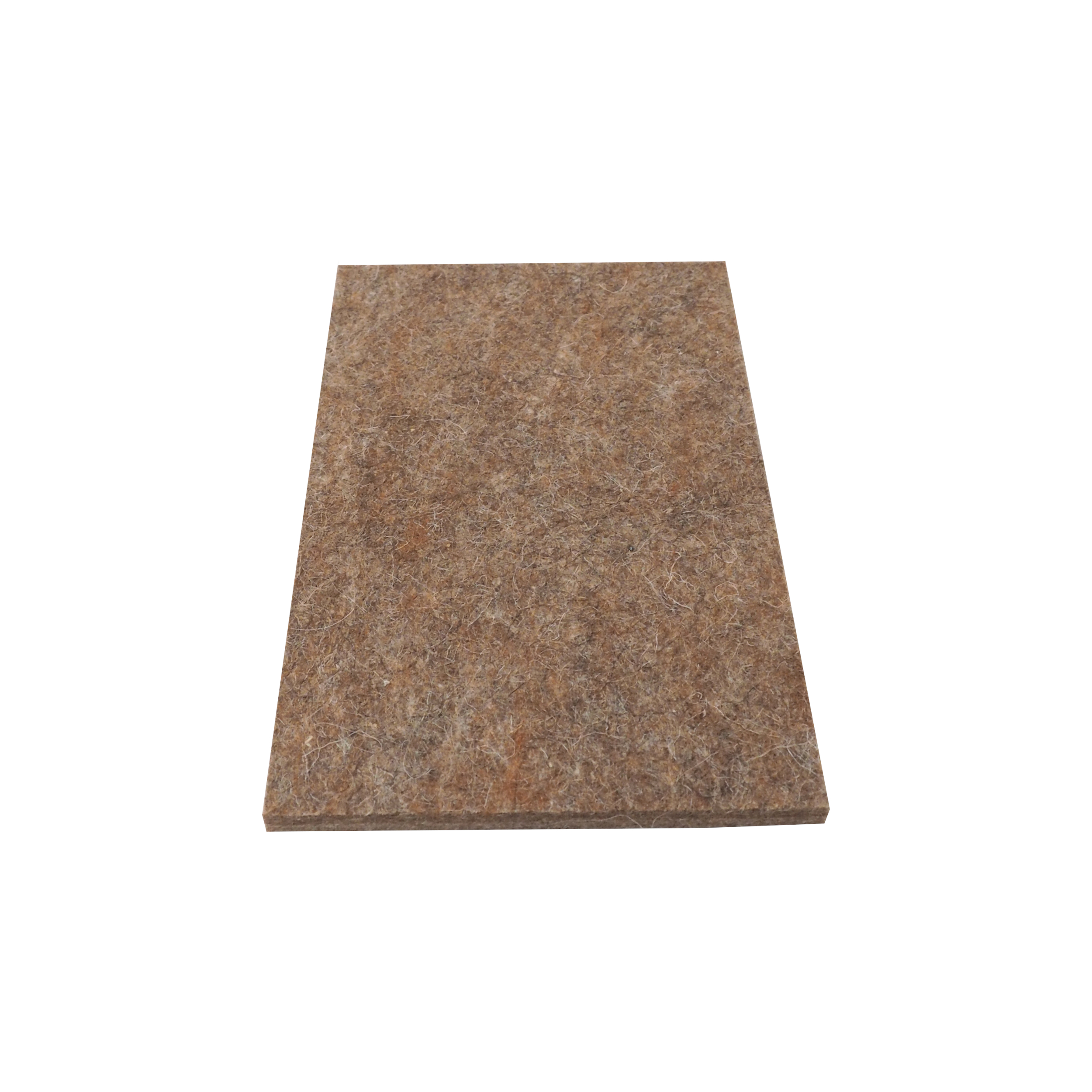 TOPTRADE náhradní povrch z plsti pro hladítko, hnědý, 280×140×10 mm