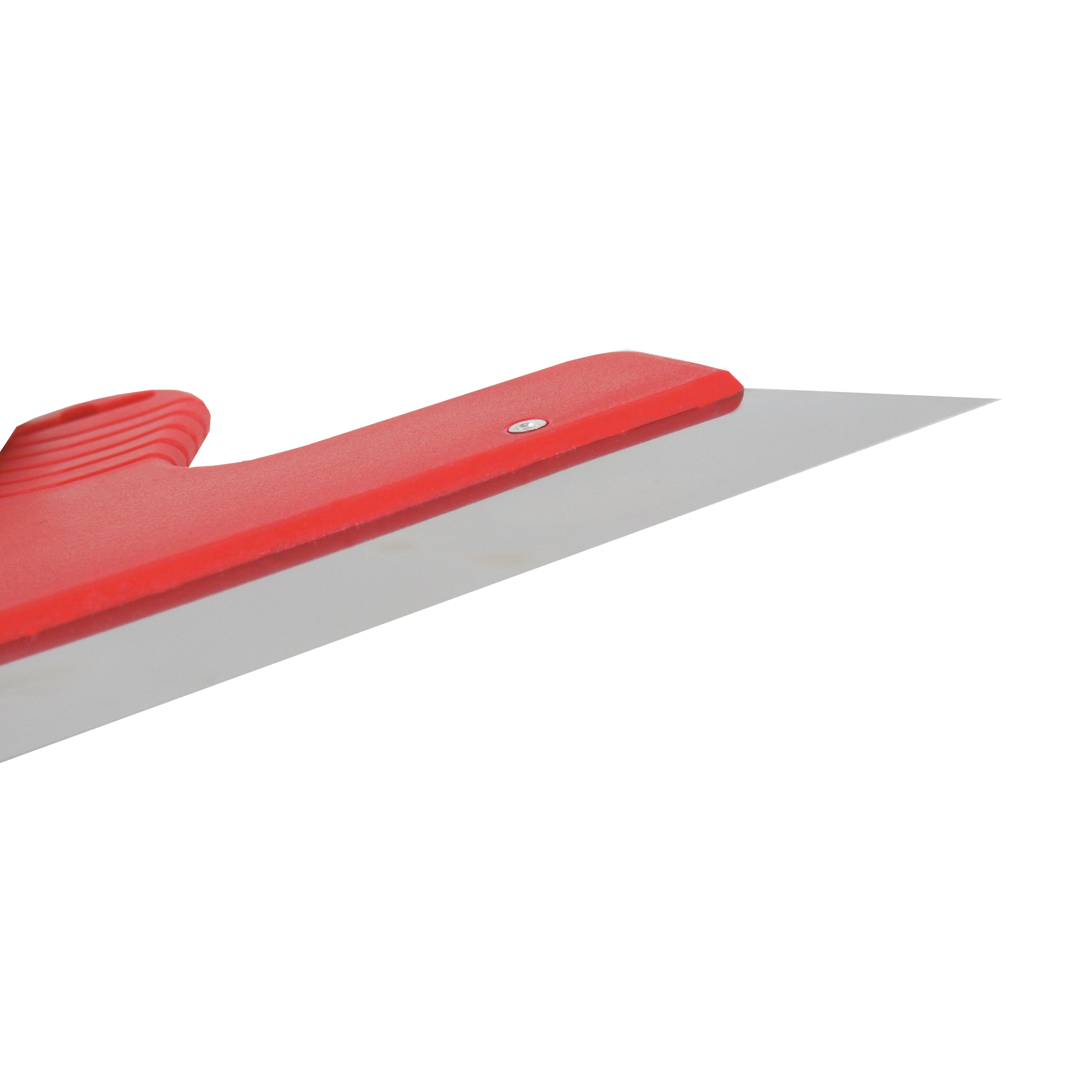 TOPTRADE nerezová stěrka, úzká 250 mm – plastová rukojeť