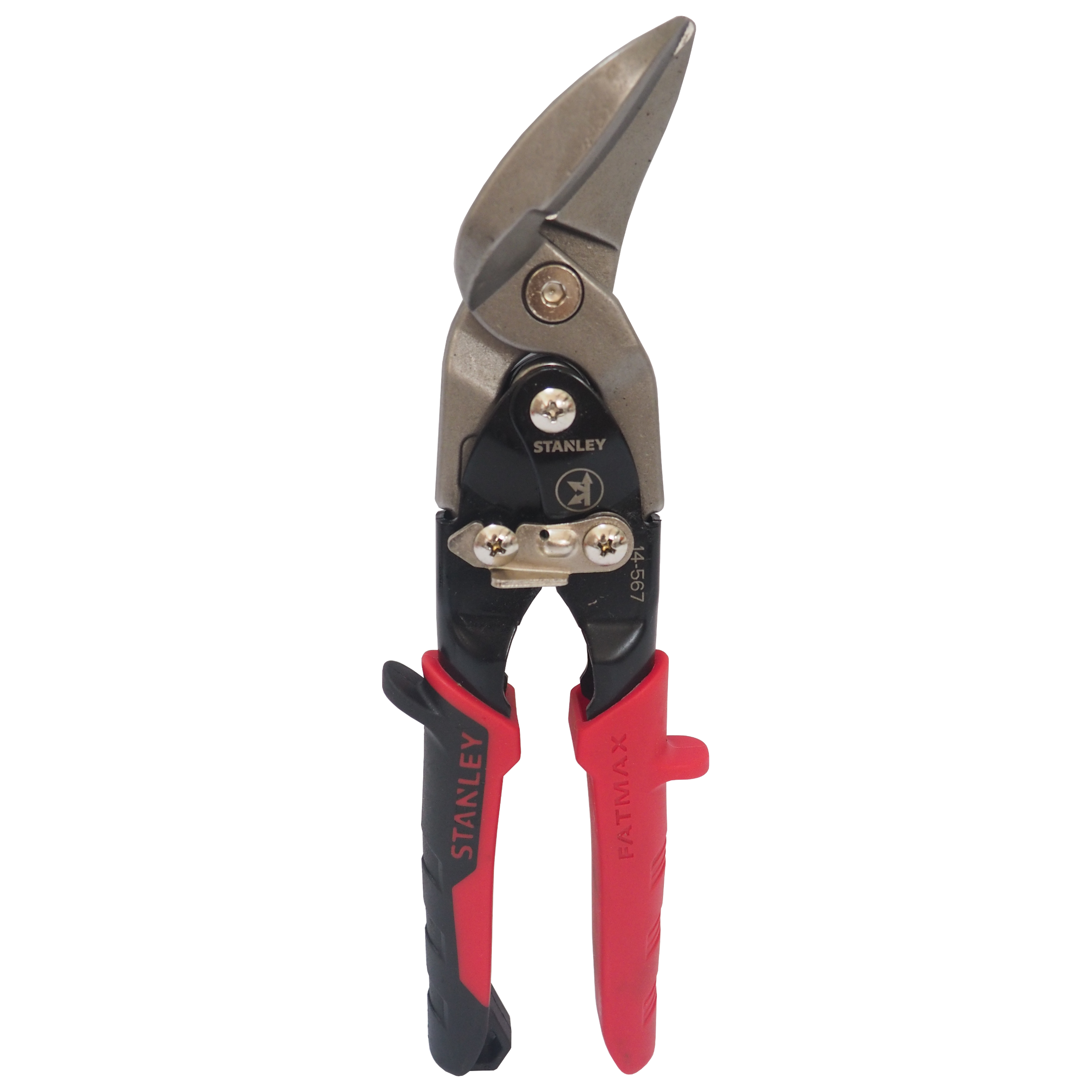 STANLEY nůžky na plech, levé, více zahnuté, 250 mm