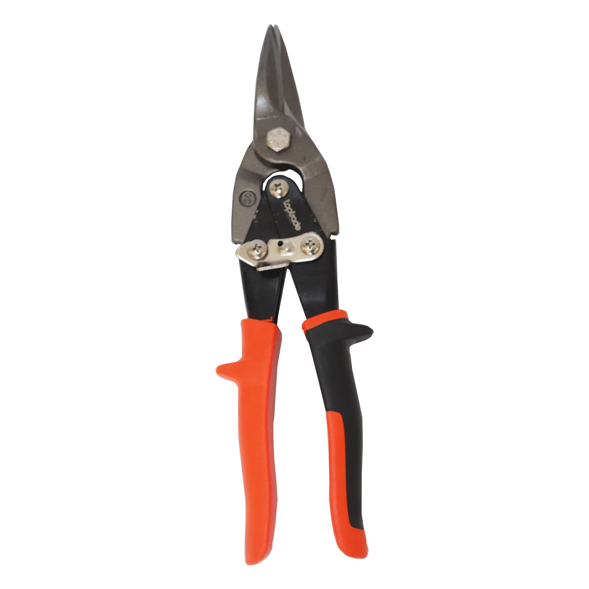 TOPTRADE nůžky na plech rovné 250 mm, CR‑V