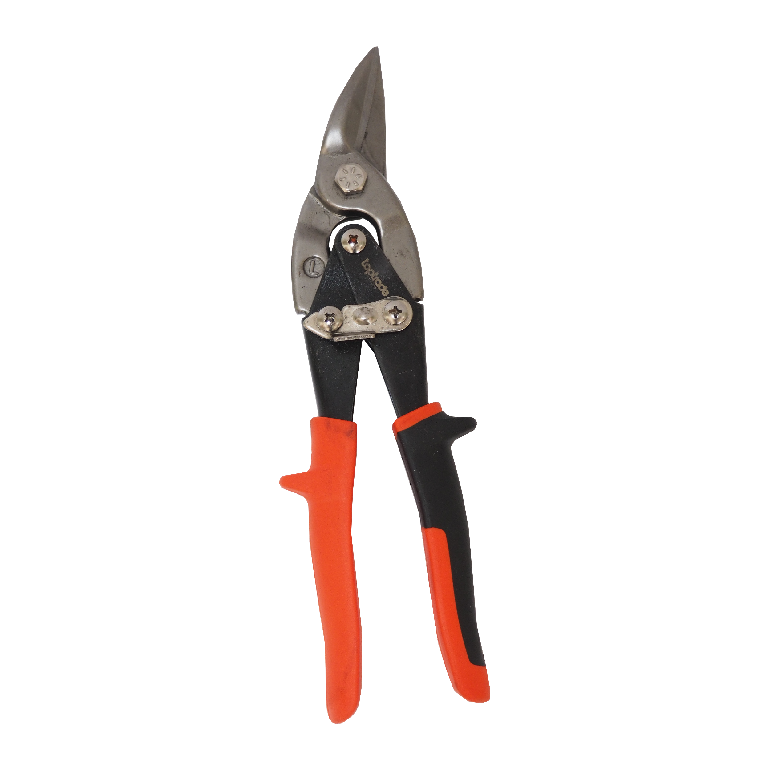 TOPTRADE nůžky na plech levé 250 mm (Cr-V)