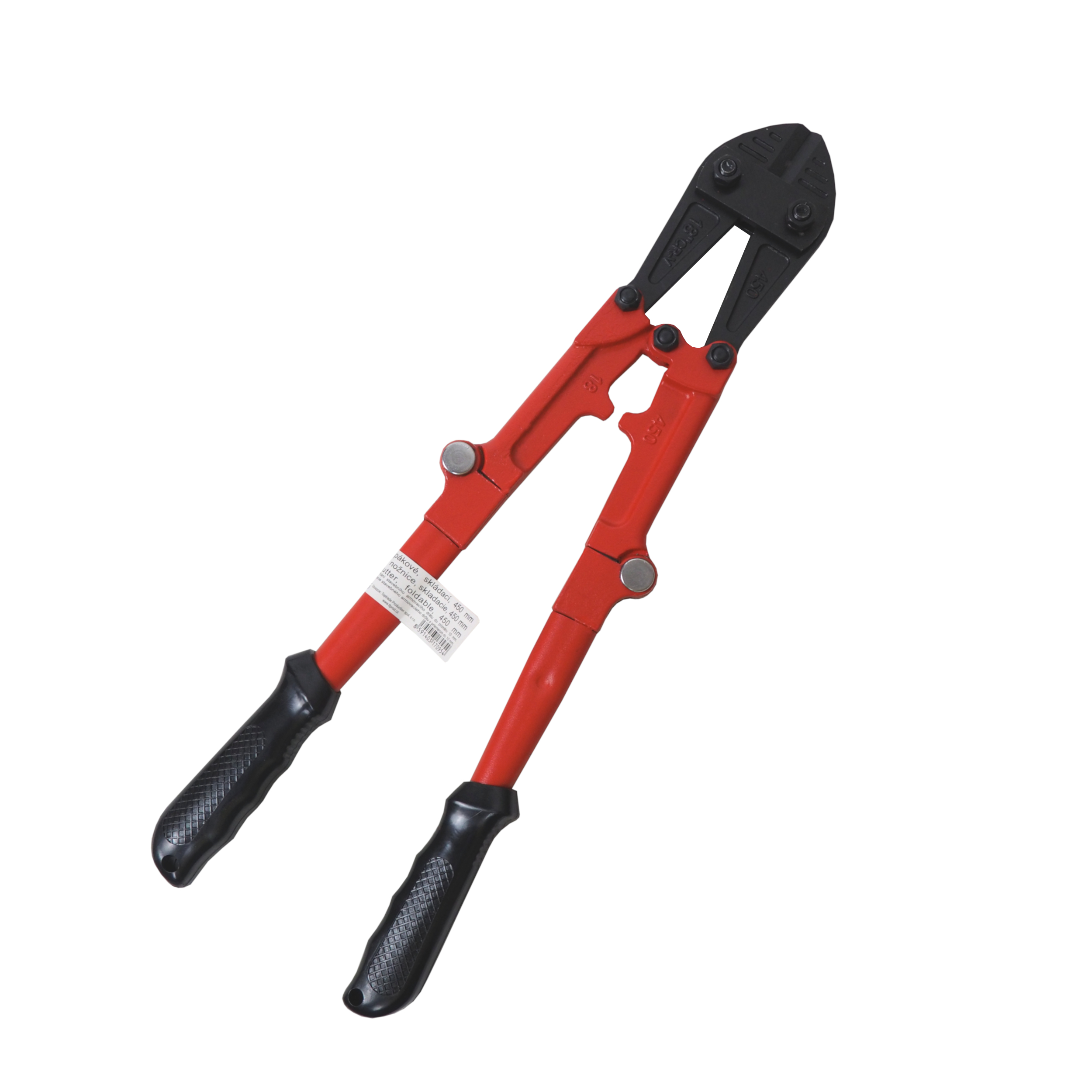 TOPTRADE pákové kleště skládací 450 mm, do Ø 10 mm