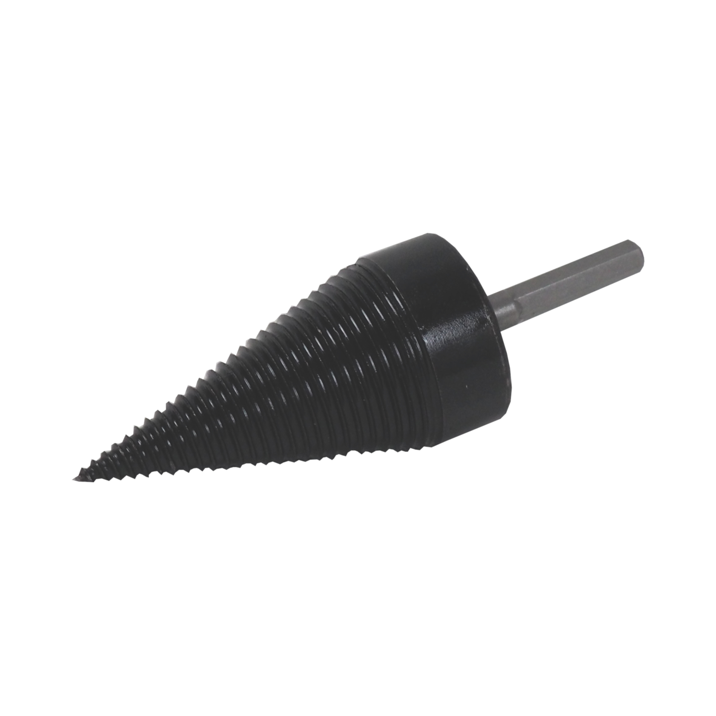 TOPTRADE štípací trn (kužel) na dřevo 32×90 mm + 2 adaptéry 65 mm