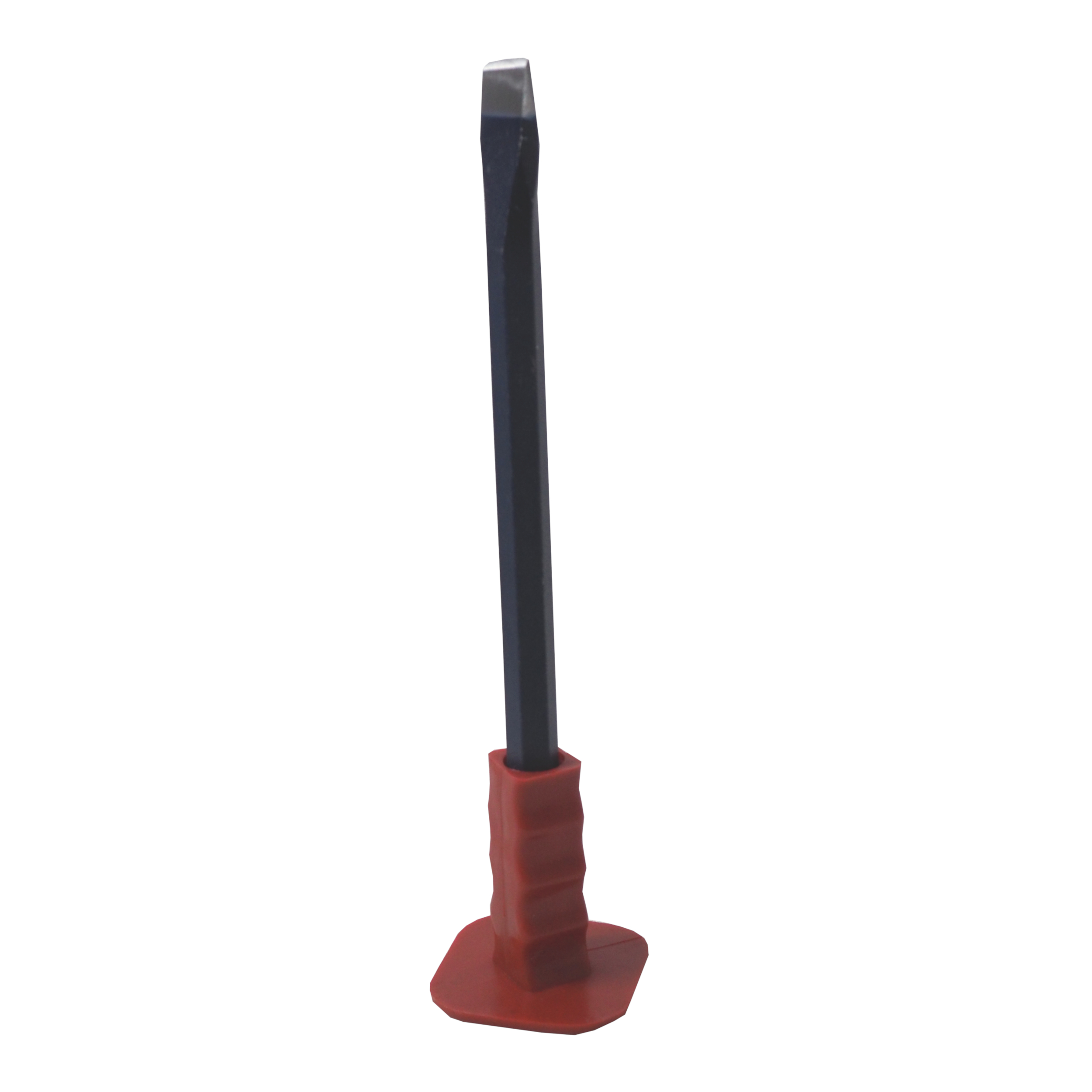 TOPTRADE sekáč zámečnický plochý 350 mm s gumovou rukojetí