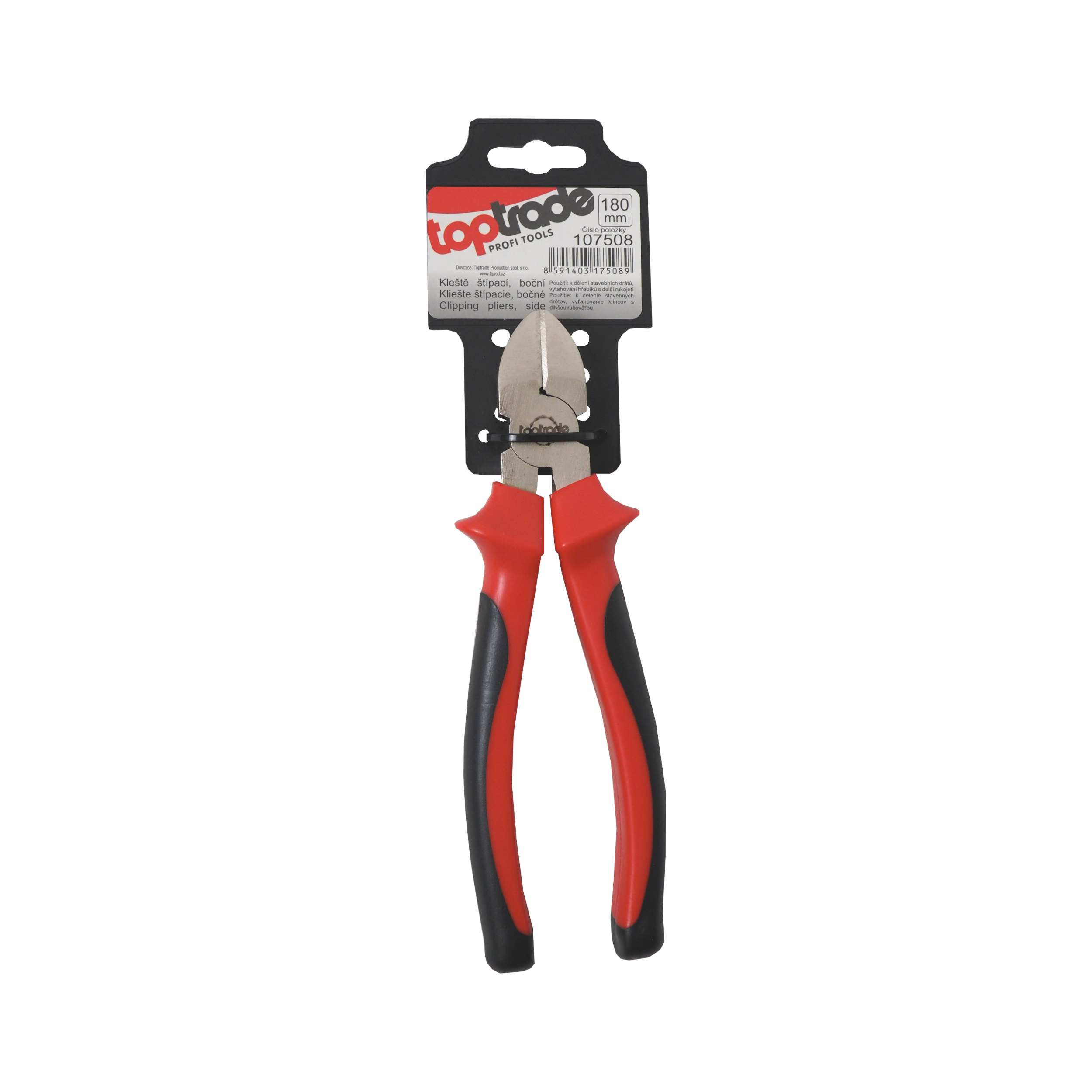 TOPTRADE boční štípací kleště 180 mm