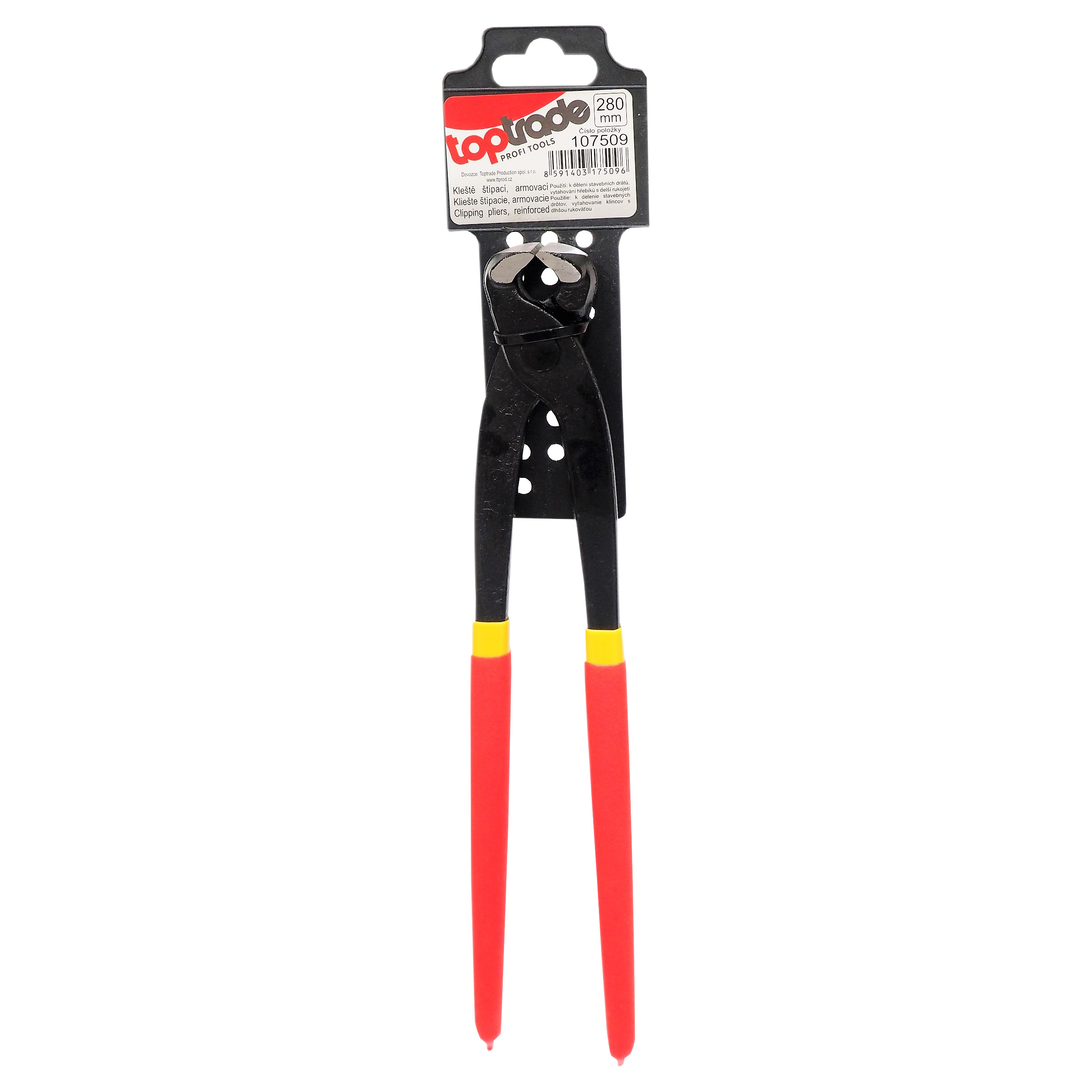 TOPTRADE kleště štípací/armovací 280 mm