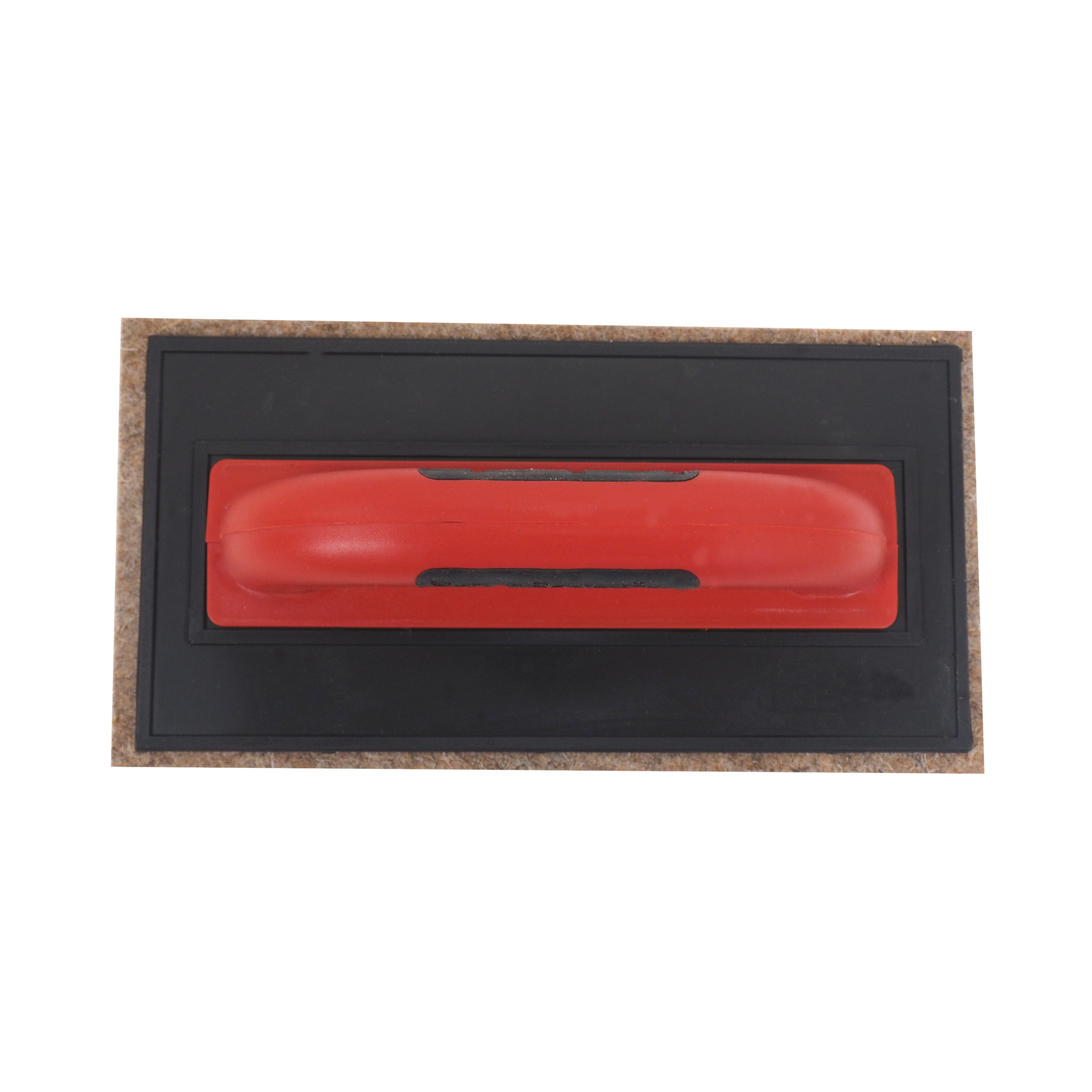 TOPTRADE hladítko ABS s hnědou plstí PROFESSIONAL 250 x 130 x 10 mm