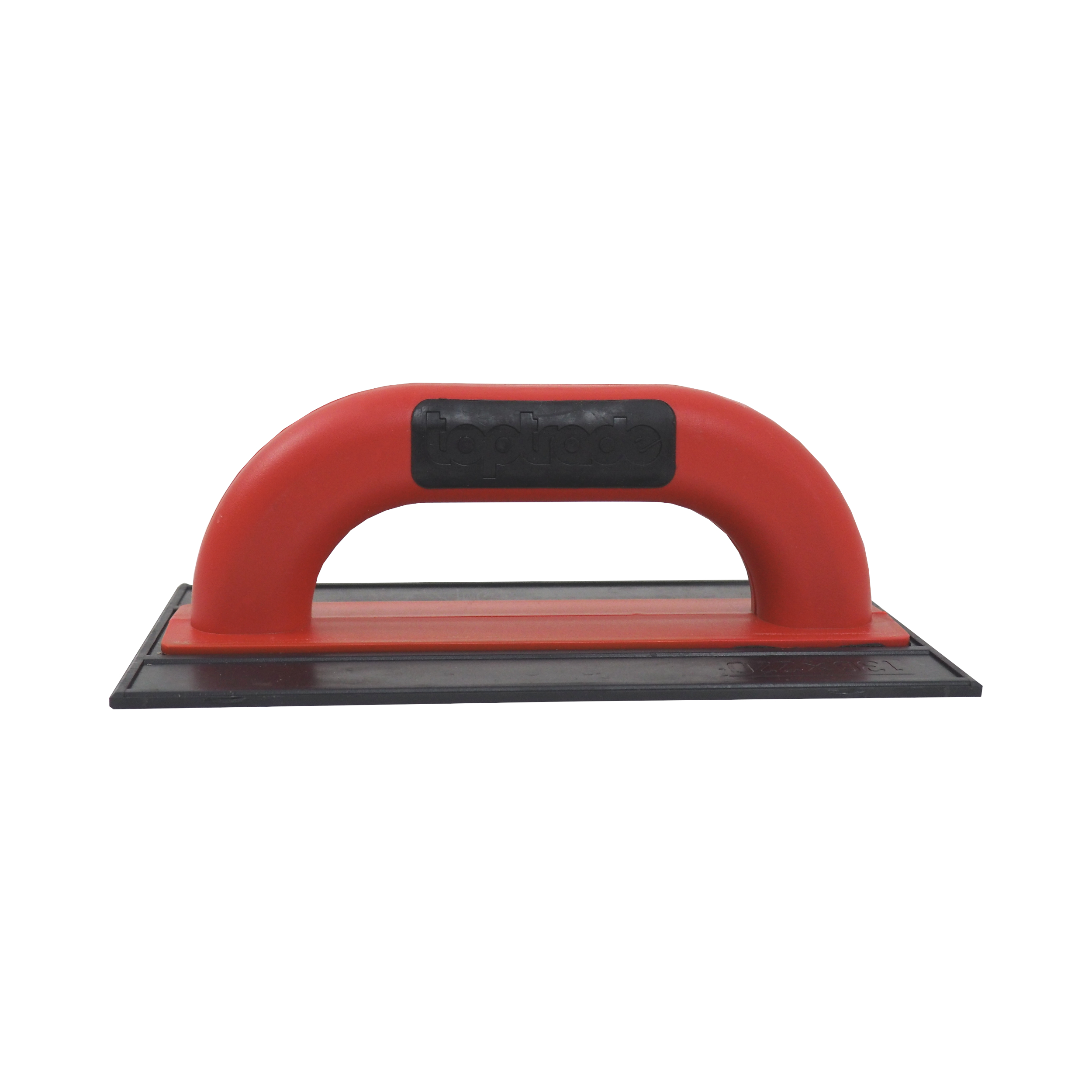 TOPTRADE hladítko ABS PROFESSIONAL 220 × 135 mm, soft‑grip rukojeť
