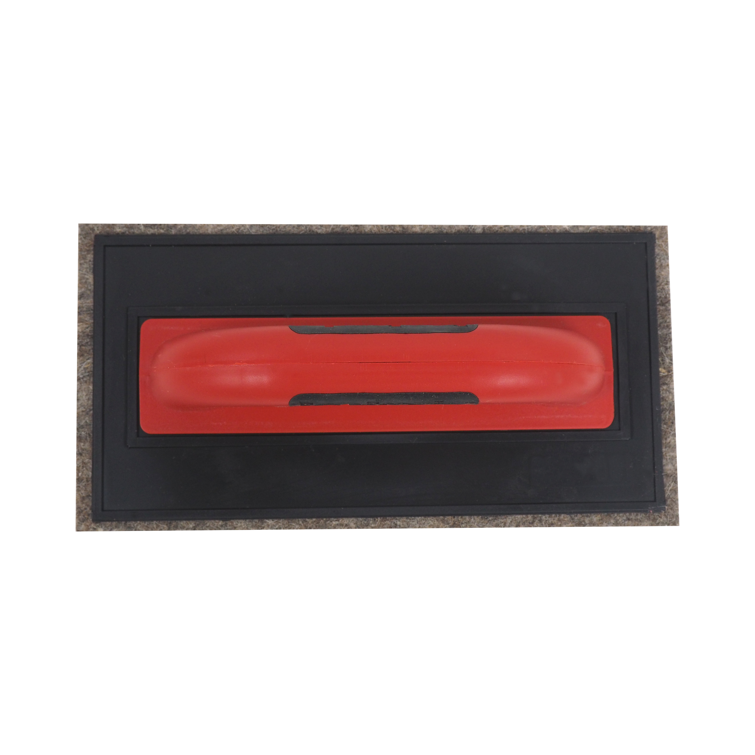 TOPTRADE hladítko ABS s hnědou plstí 250×130×10 mm, PROFESSIONAL