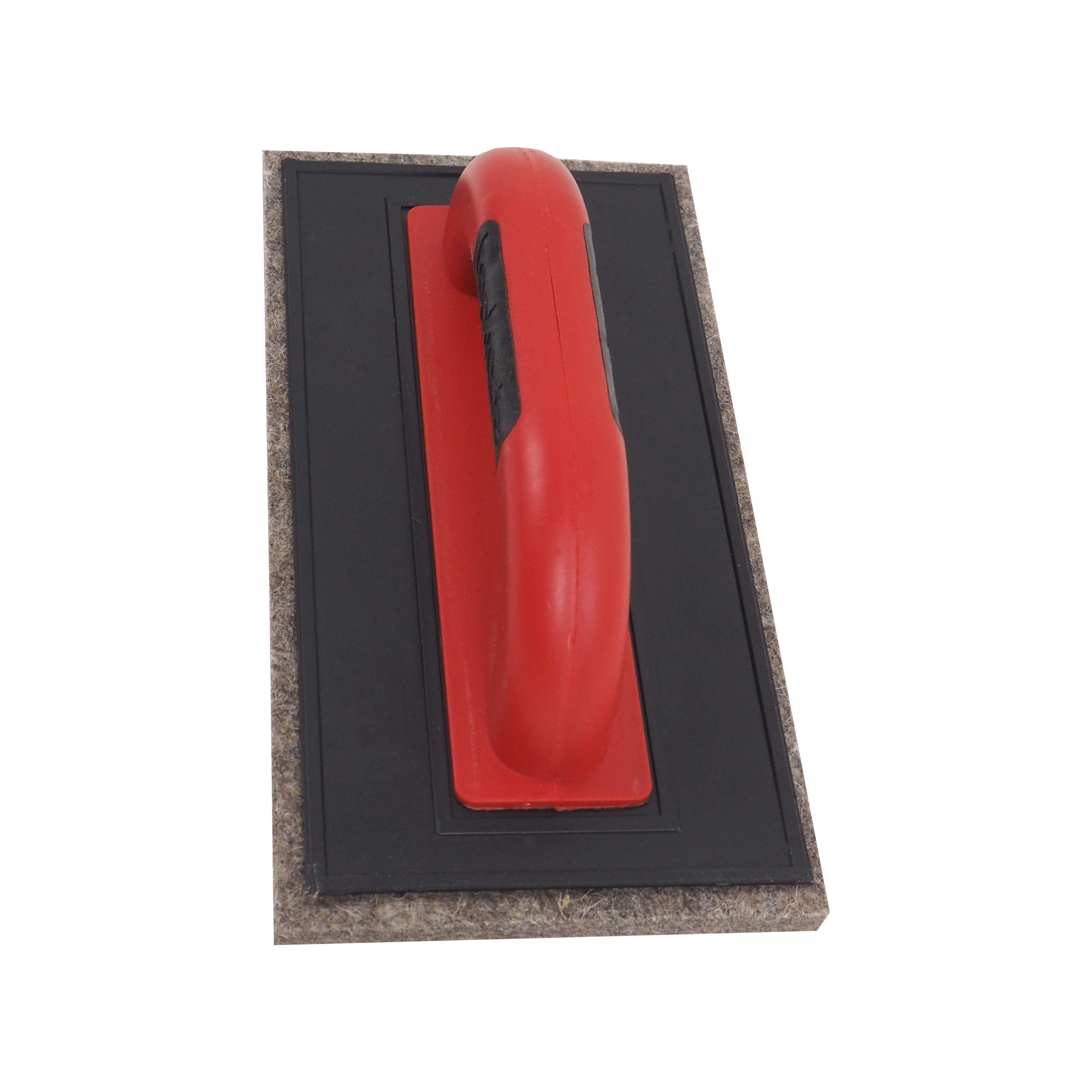 TOPTRADE hladítko ABS s hnědou plstí 250×130×10 mm, PROFESSIONAL