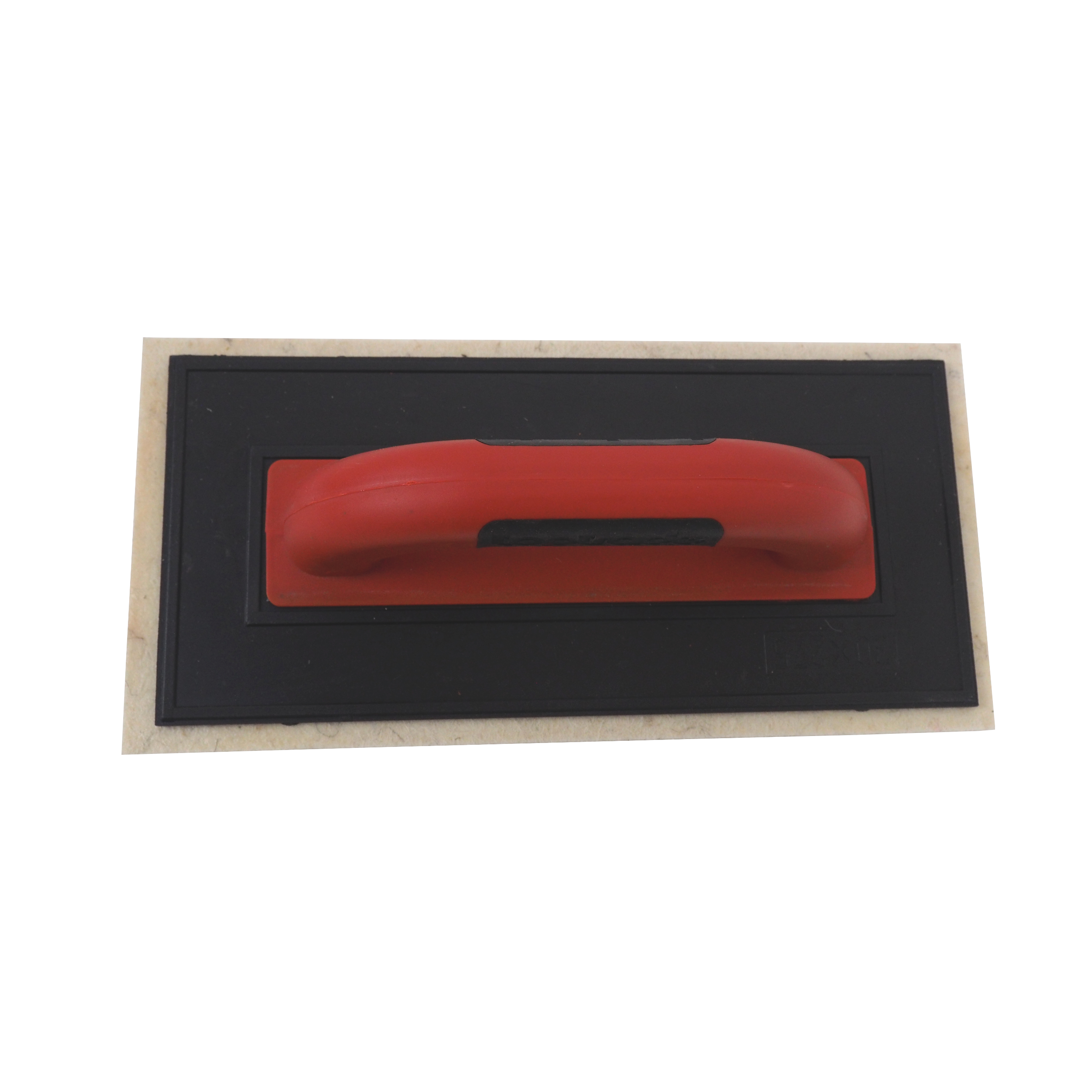 TOPTRADE hladítko s bílou plstí ABS PROFESSIONAL 250 × 130 × 8 mm