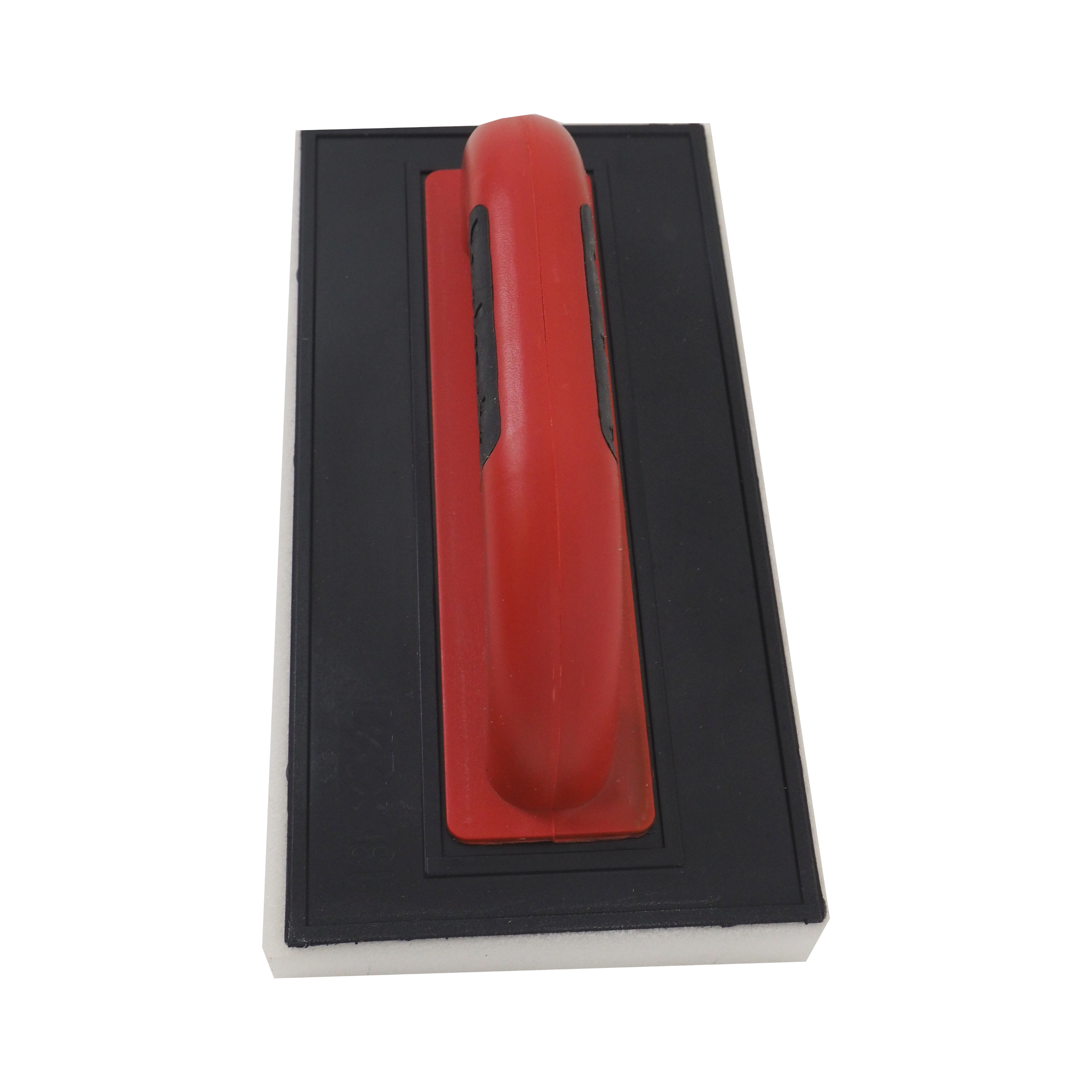 TOPTRADE hladítko z ABS, jemný řezaný molitan, PROFESSIONAL 250×130×30 mm
