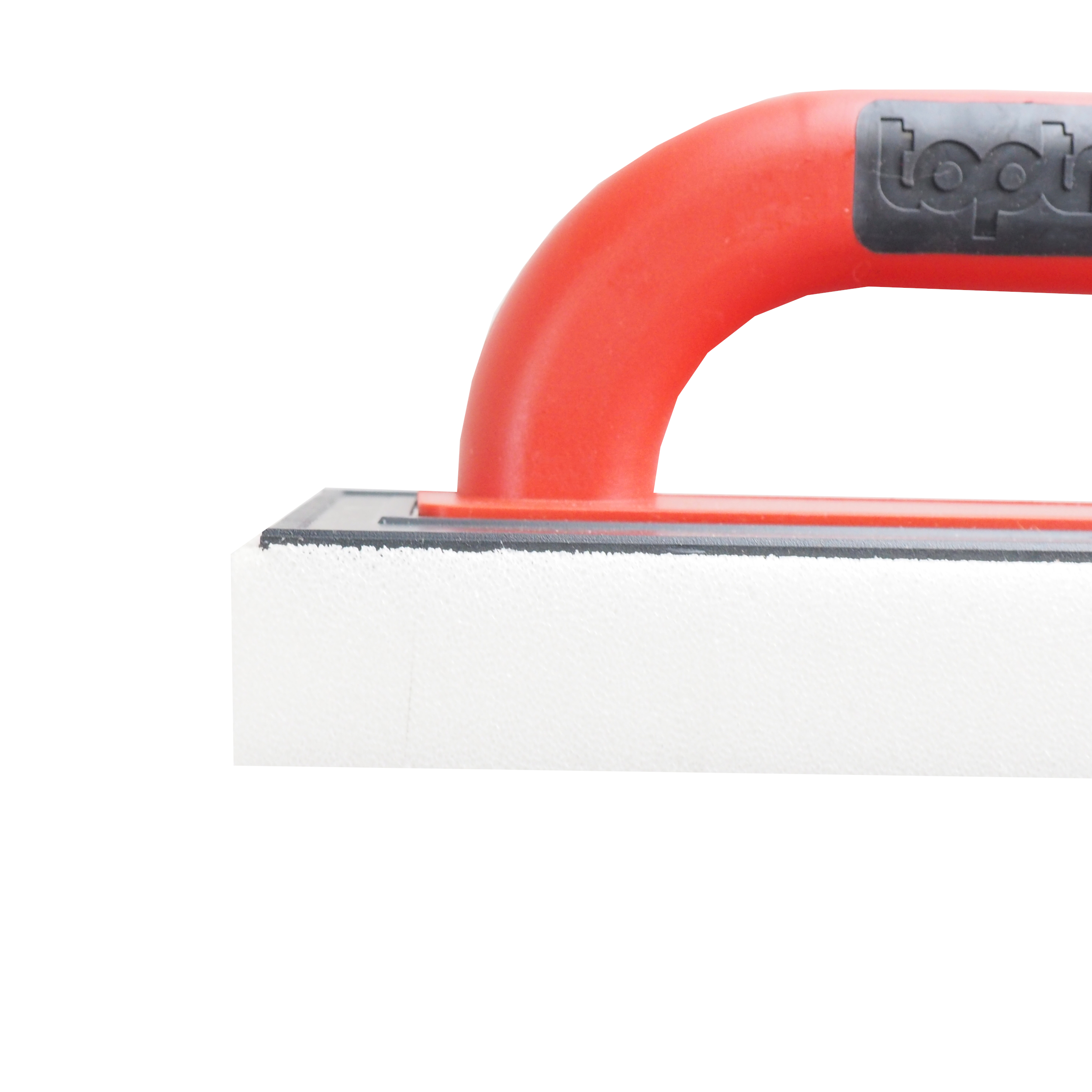 TOPTRADE hladítko z ABS, jemný řezaný molitan, PROFESSIONAL 250×130×30 mm
