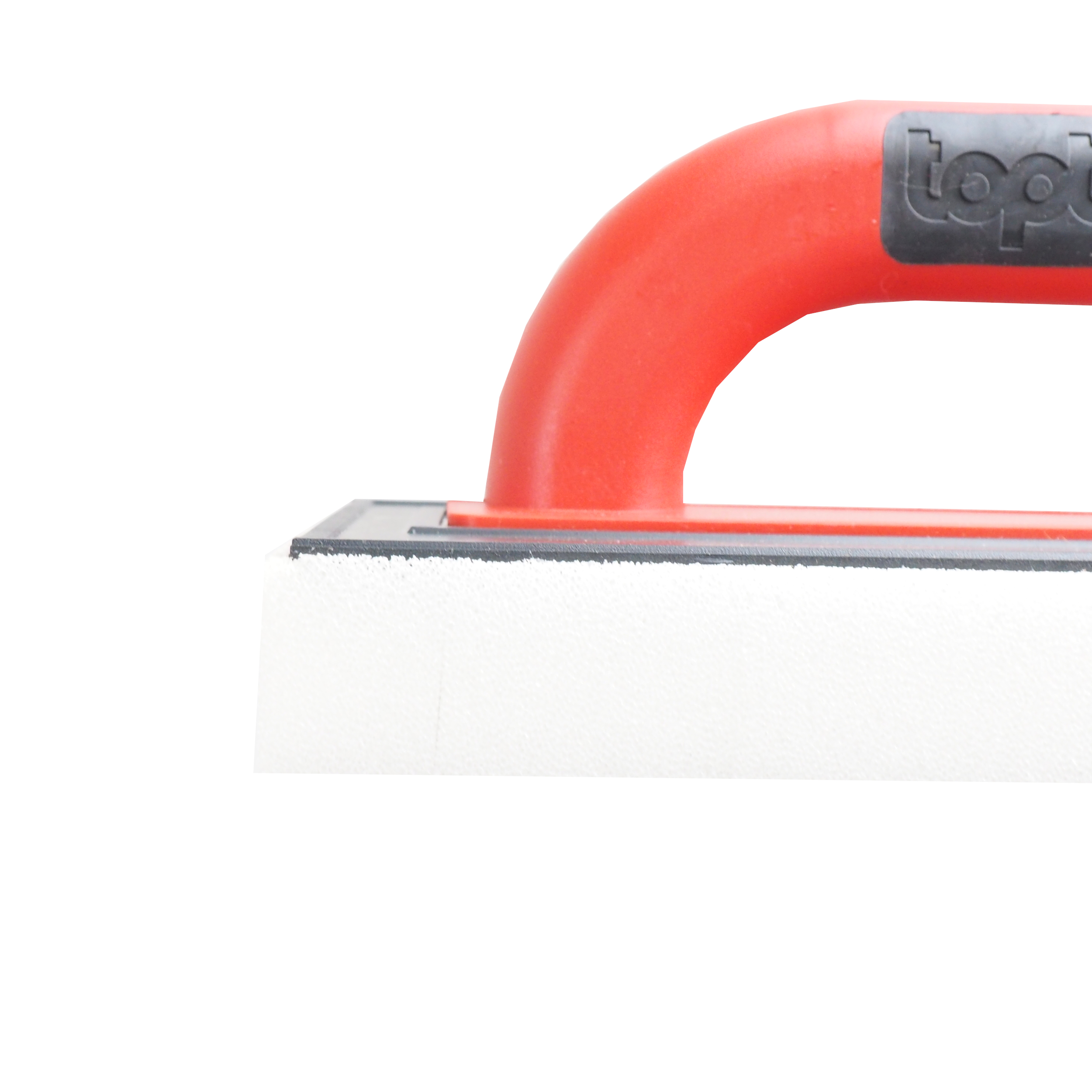 TOPTRADE hladítko z ABS, jemný řezaný molitan, PROFESSIONAL 250×130×30 mm