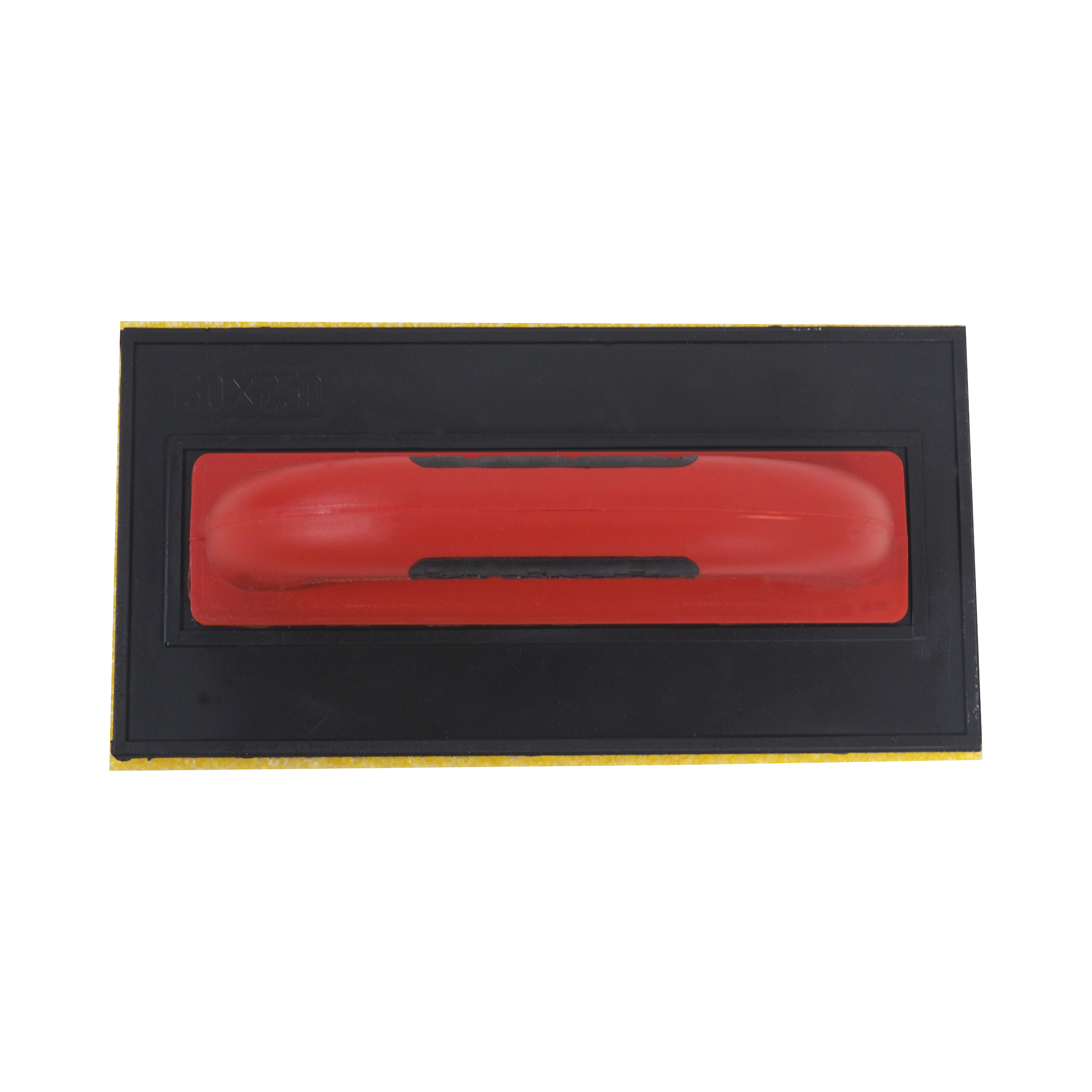 TOPTRADE hladítko ABS s hrubým řezaným molitanem 250×130×20 mm