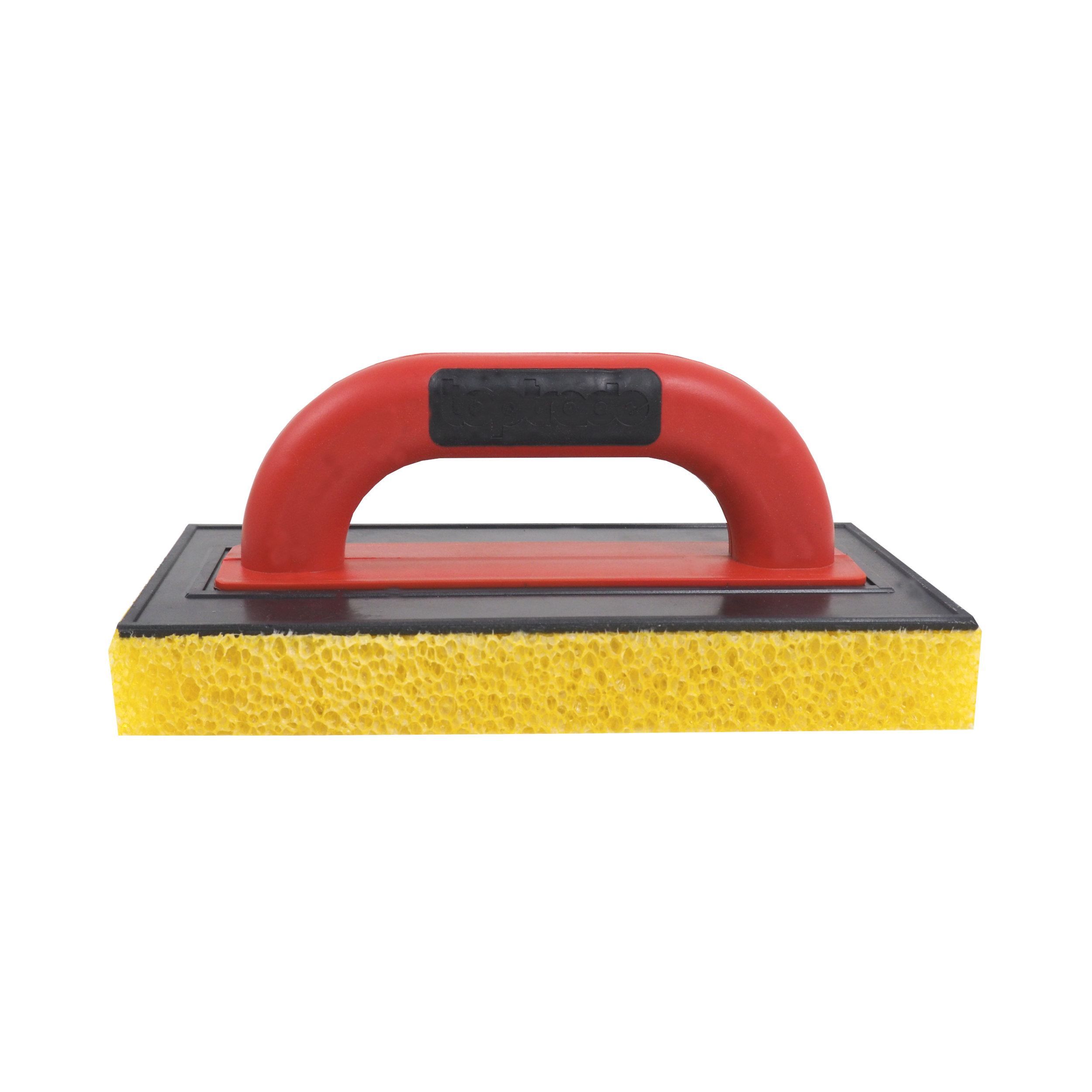 TOPTRADE hladítko ABS s hrubým řezaným molitanem 250×130×20 mm