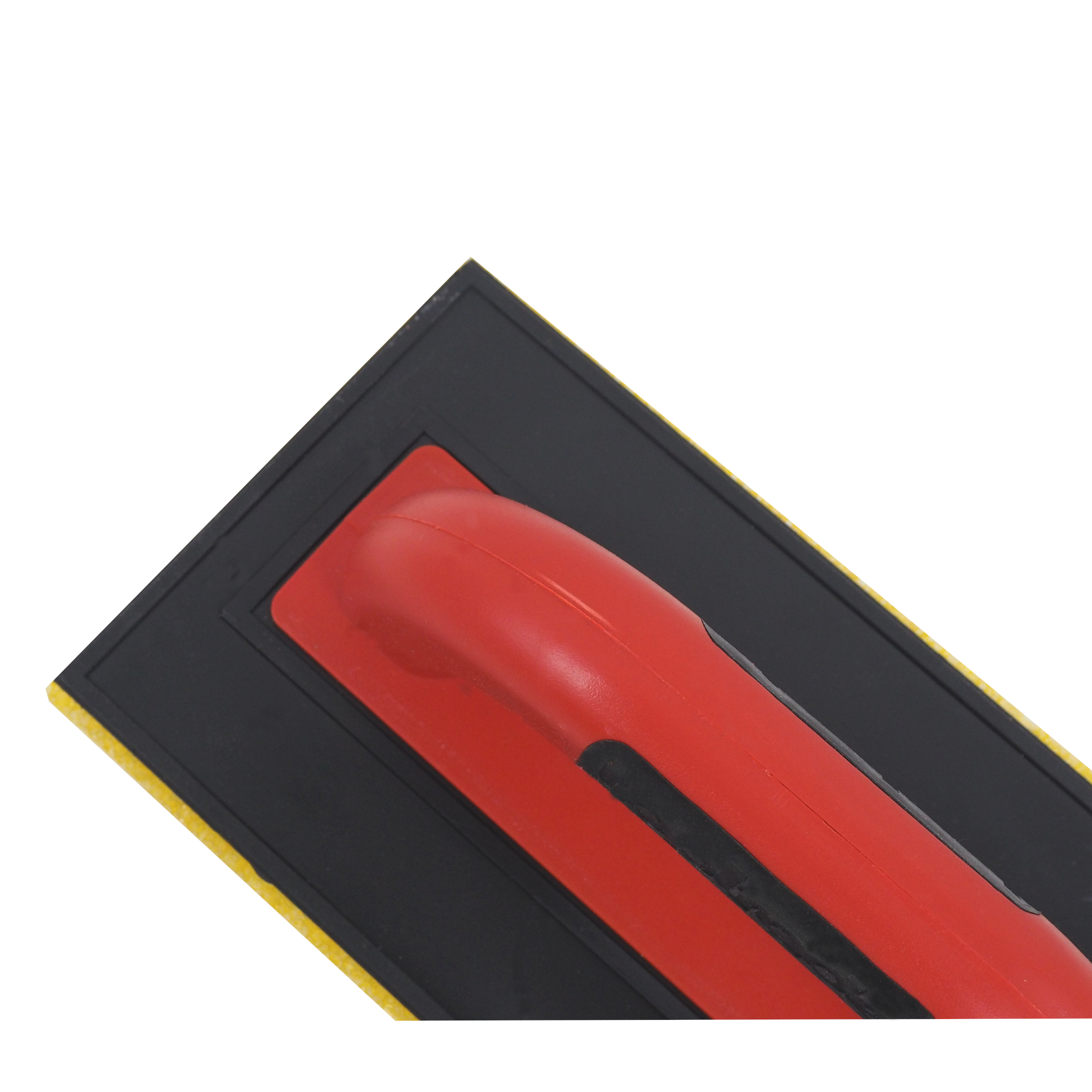 TOPTRADE hladítko ABS s hrubým řezaným molitanem 250×130×20 mm