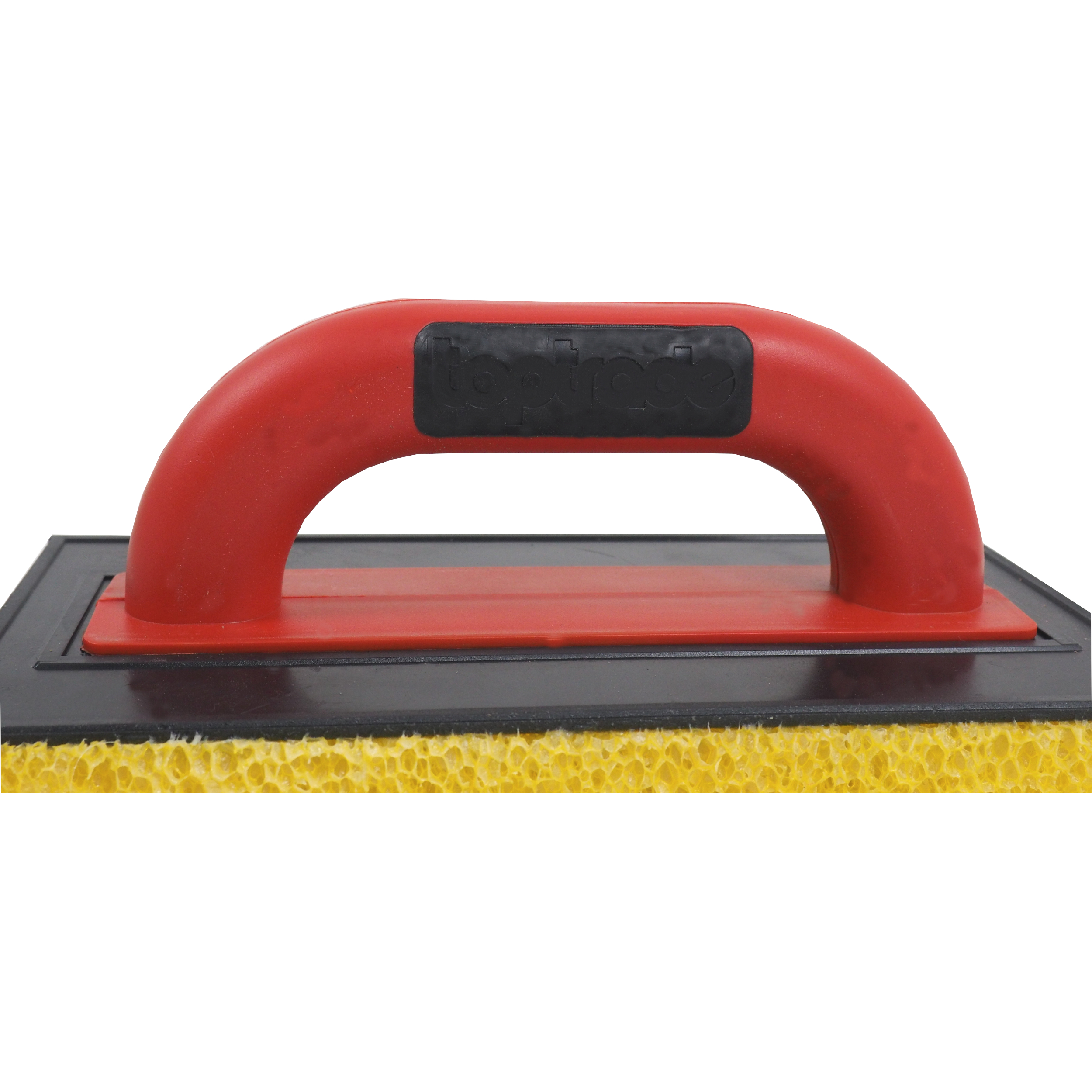 TOPTRADE hladítko ABS s hrubým řezaným molitanem 250×130×20 mm