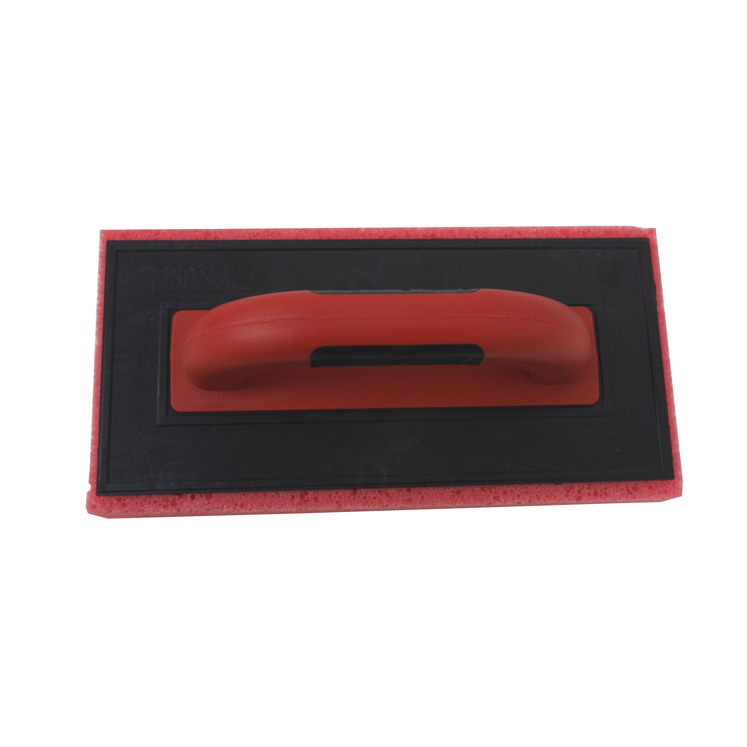 TOPTRADE hladítko s mořskou houbou, ABS, 250×130×30 mm