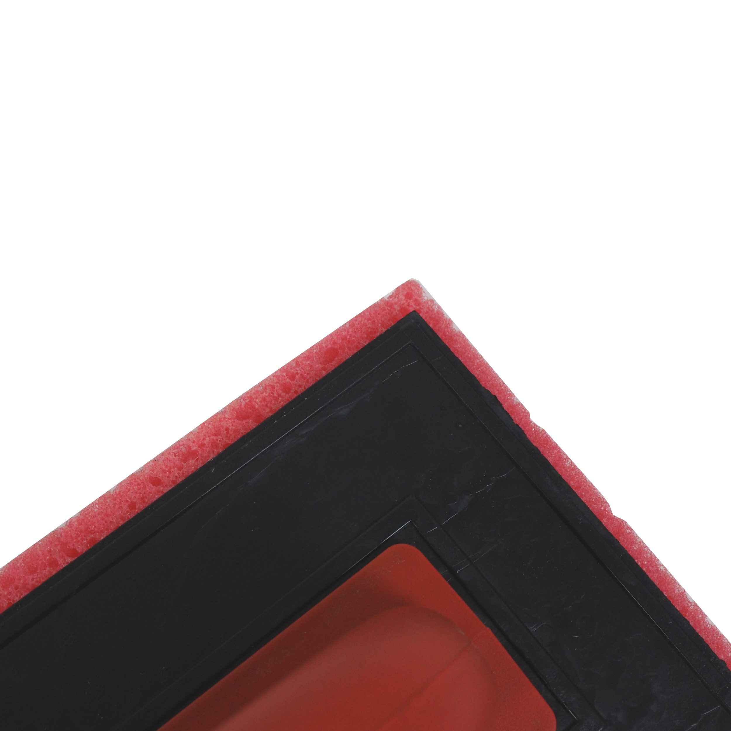 TOPTRADE hladítko s mořskou houbou, ABS, 250×130×30 mm