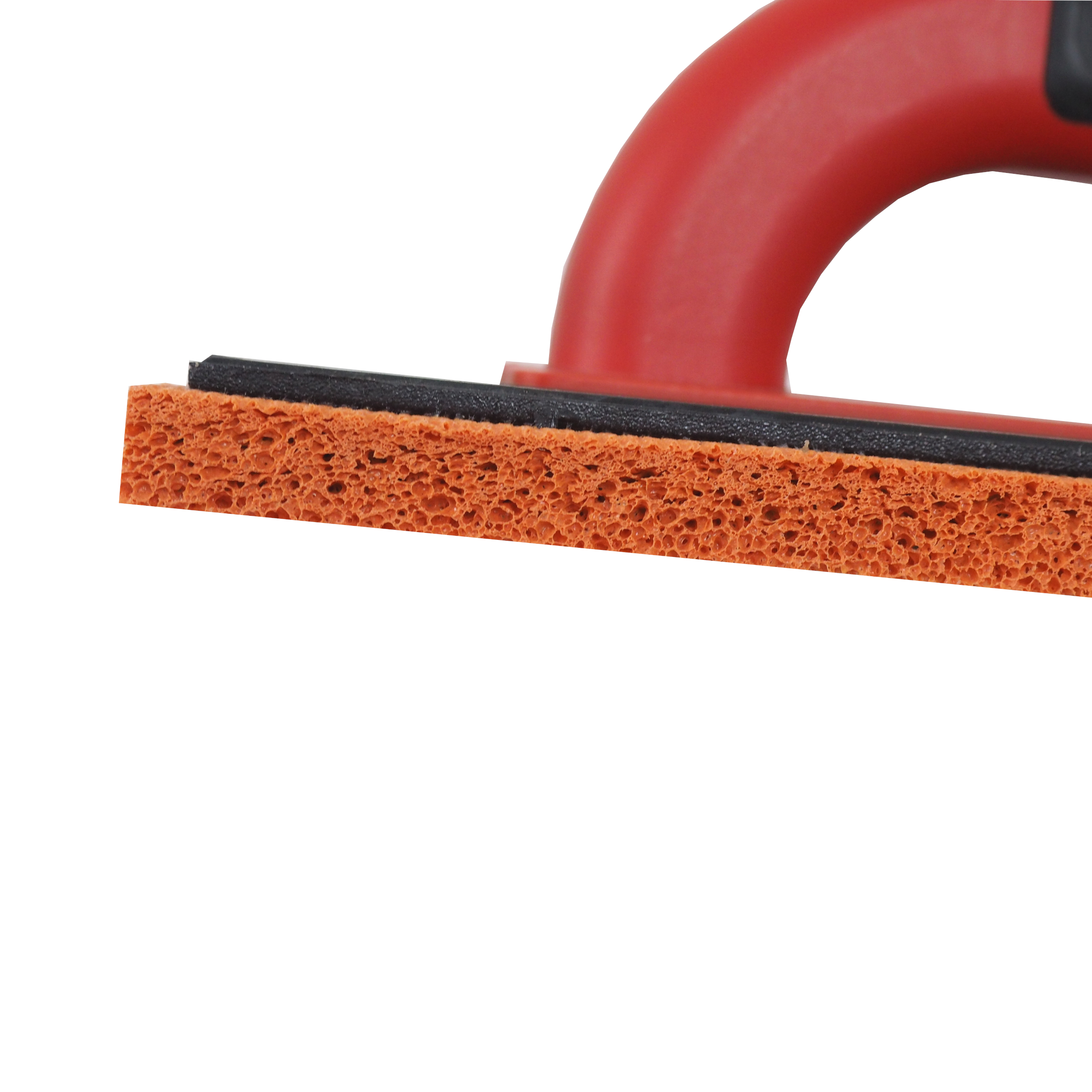 TOPTRADE hladítko ABS s jemnou houbou 250×130×12 mm
