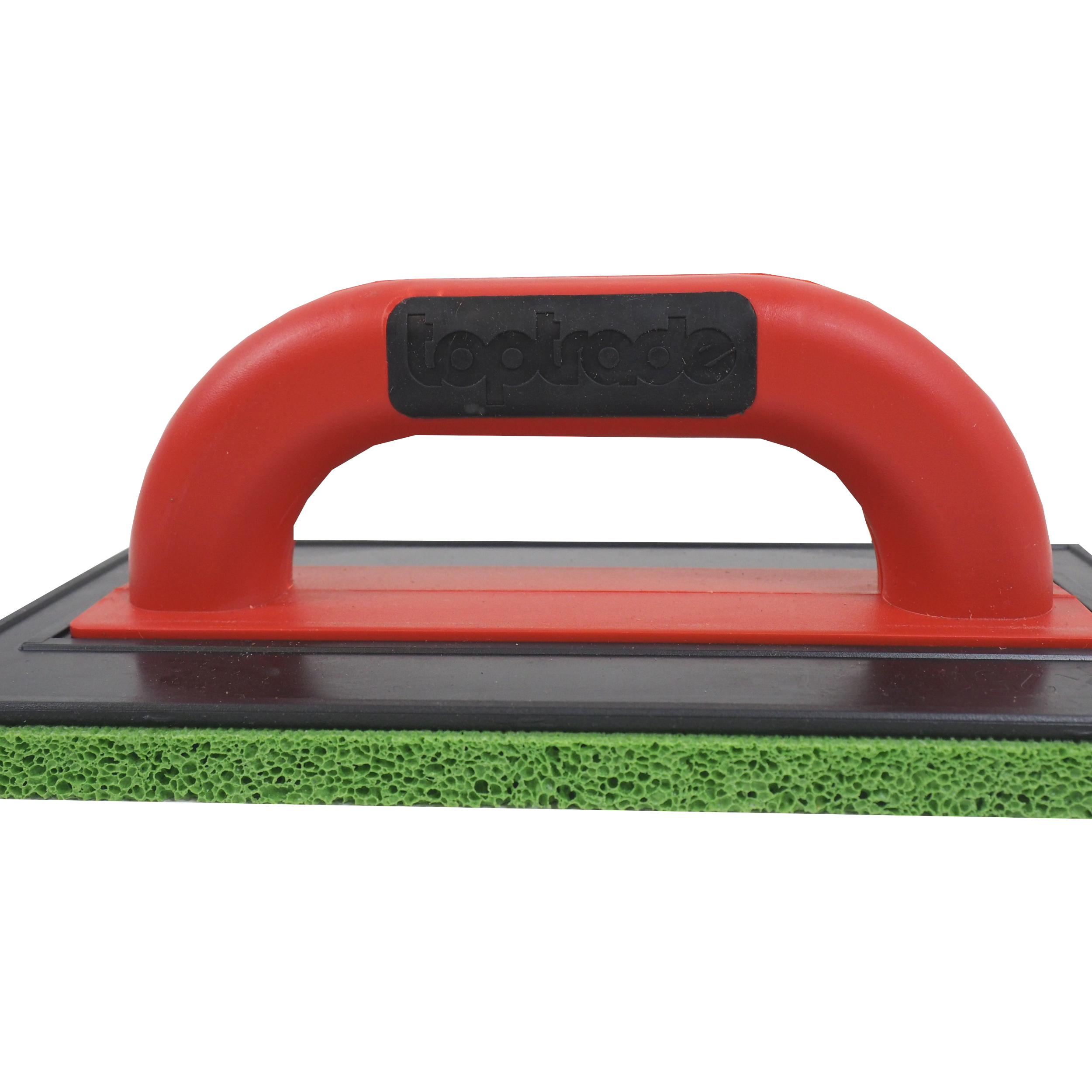 TOPTRADE hladítko s hrubou houbičkou, ABS, 280×140×12 mm