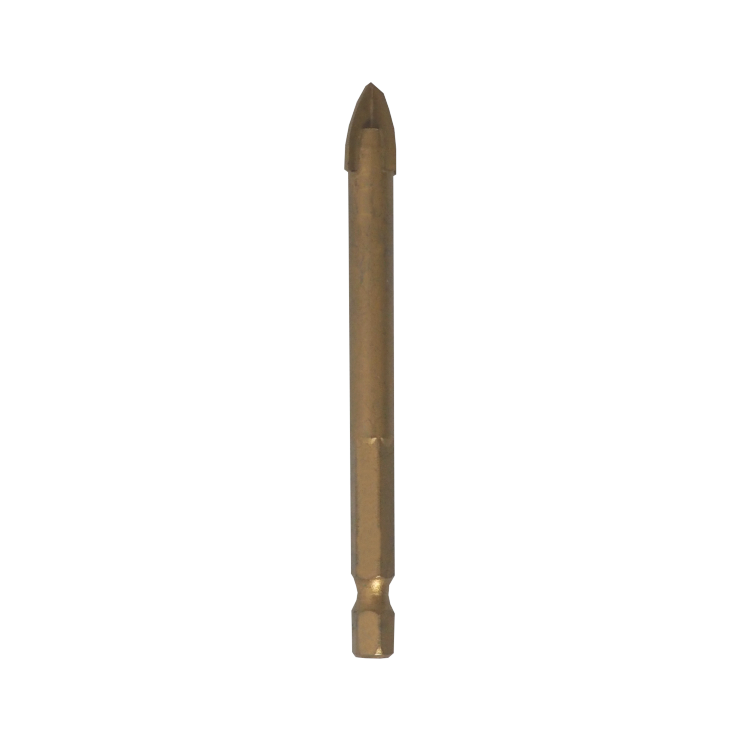 TOPTRADE vrták do skla, keramiky a dlažby Ø 6 mm, délka 80 mm, stopka 1/4" HEX