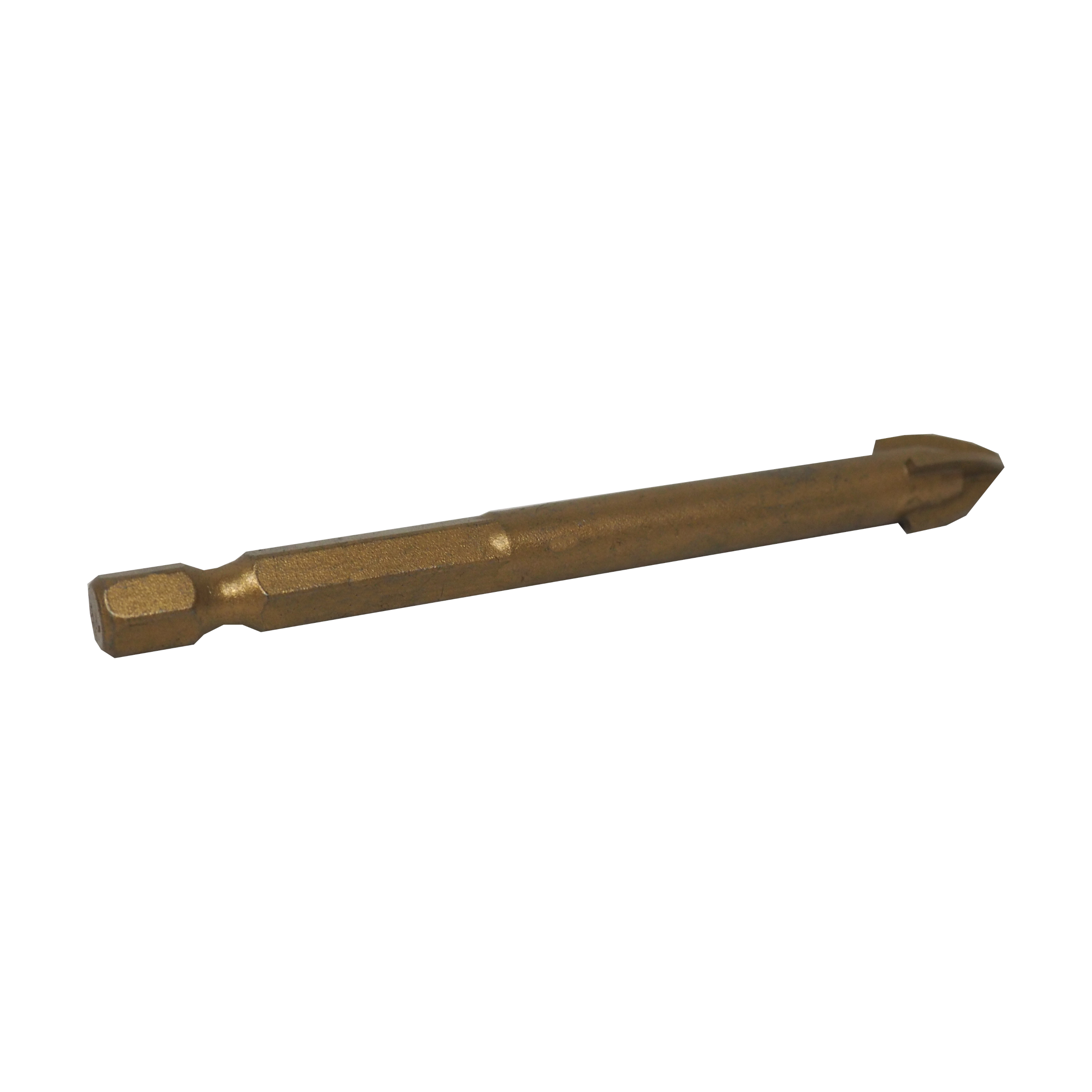 TOPTRADE vrták do skla, keramiky a dlažby Ø 6 mm, délka 80 mm, stopka 1/4" HEX