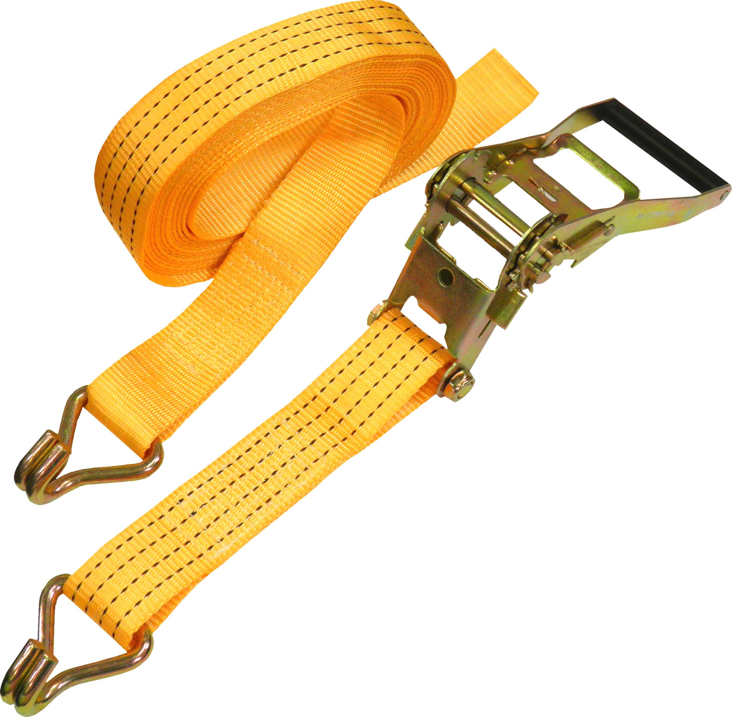 TOPTRADE upínací pás s ráčnou a háky 4 000 kg, 50 mm × 15 m