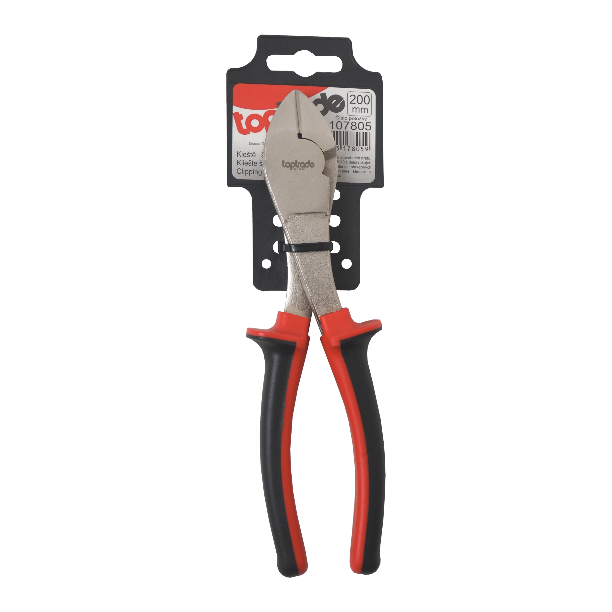 TOPTRADE kleště štípací boční 200 mm