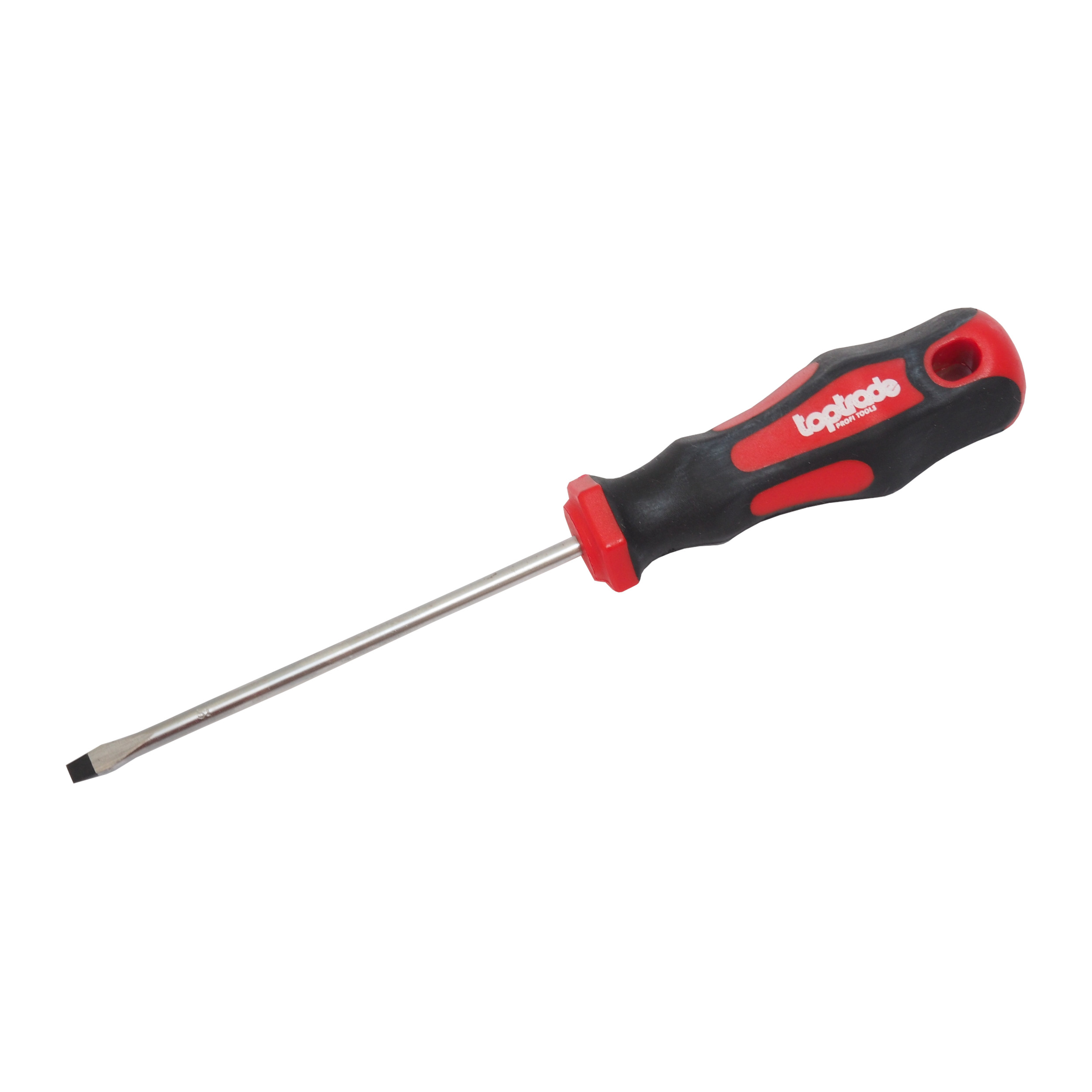 TOPTRADE šroubovák plochý 5,5 × 125 mm, magnetický, ocel S2