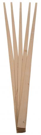 TOPTRADE omítník dřevěný nehoblovaný 3×25×1000 mm, 100 ks