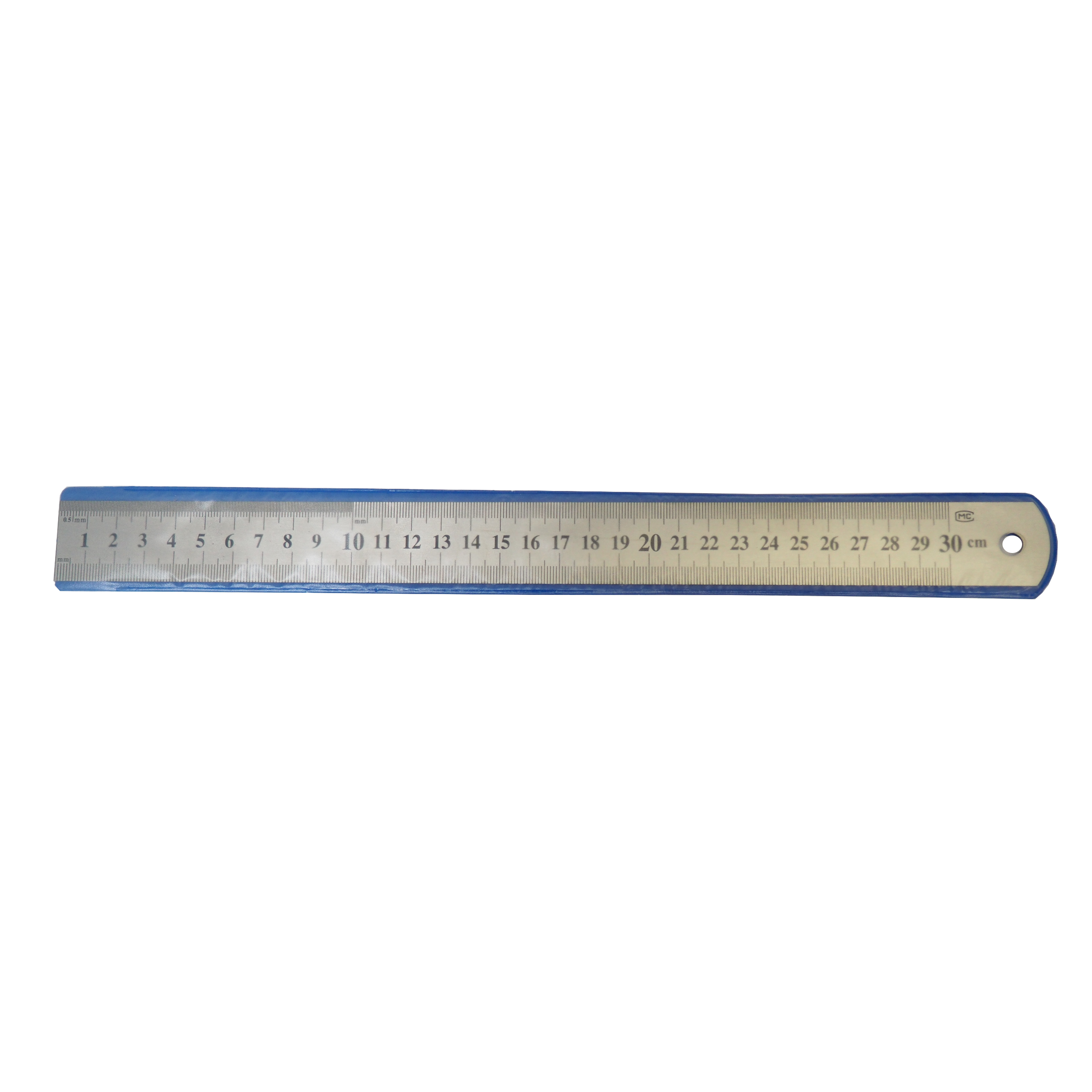 TOPTRADE měřítko nerezové, planžetové 0,8 × 600 mm