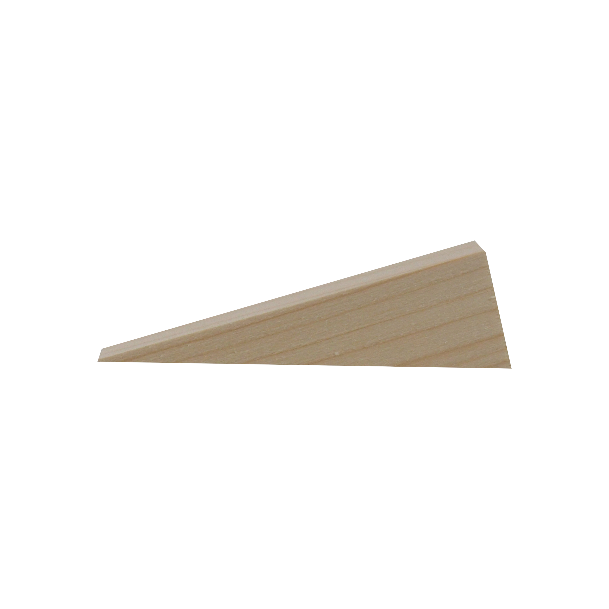 TOPTRADE klínky dřevěné, montážní – balení 15 ks (150 × 20 × 50 mm, 1 mm)