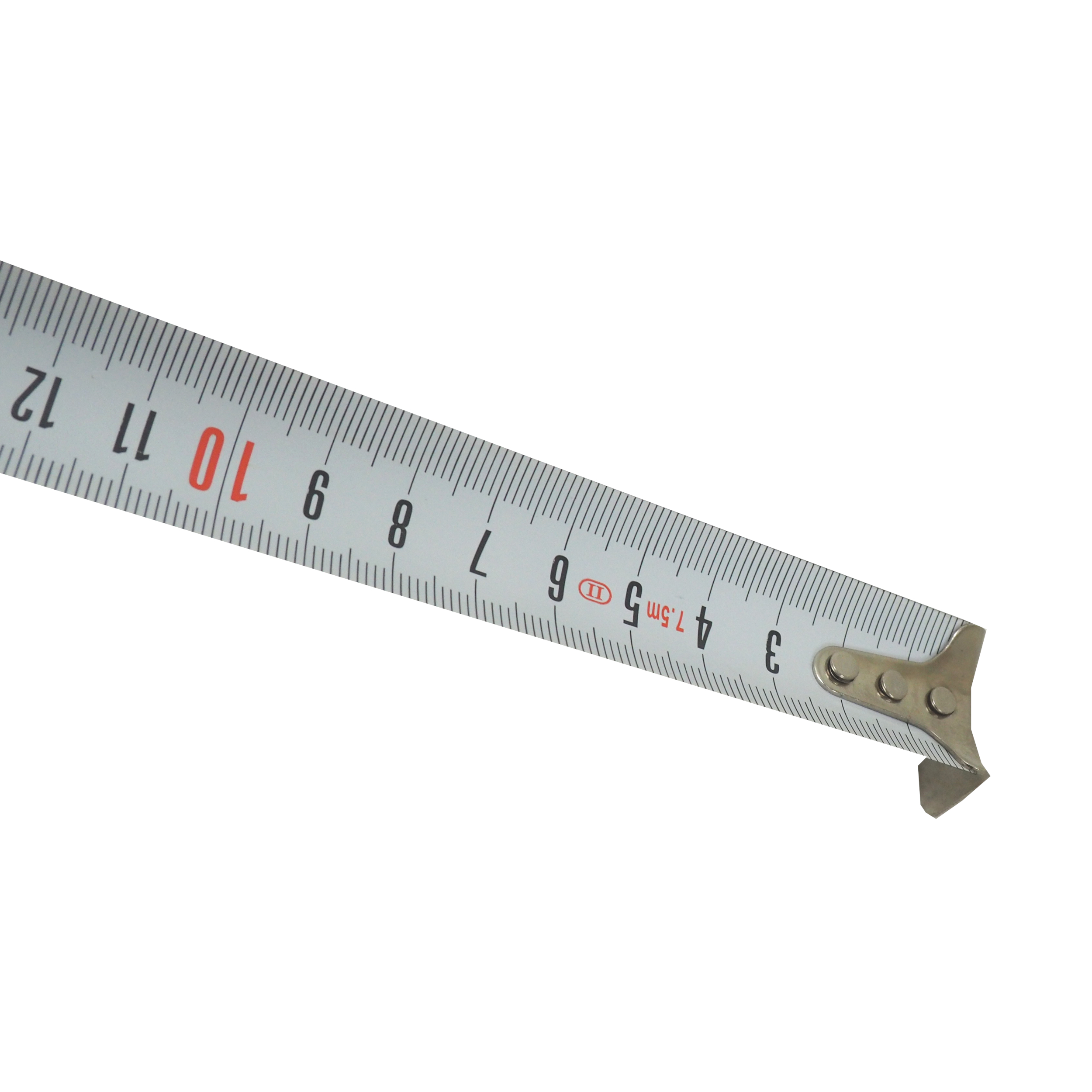 TOPTRADE svinovací metr 5 m × 19 mm, plastové pouzdro, jednobrzdový