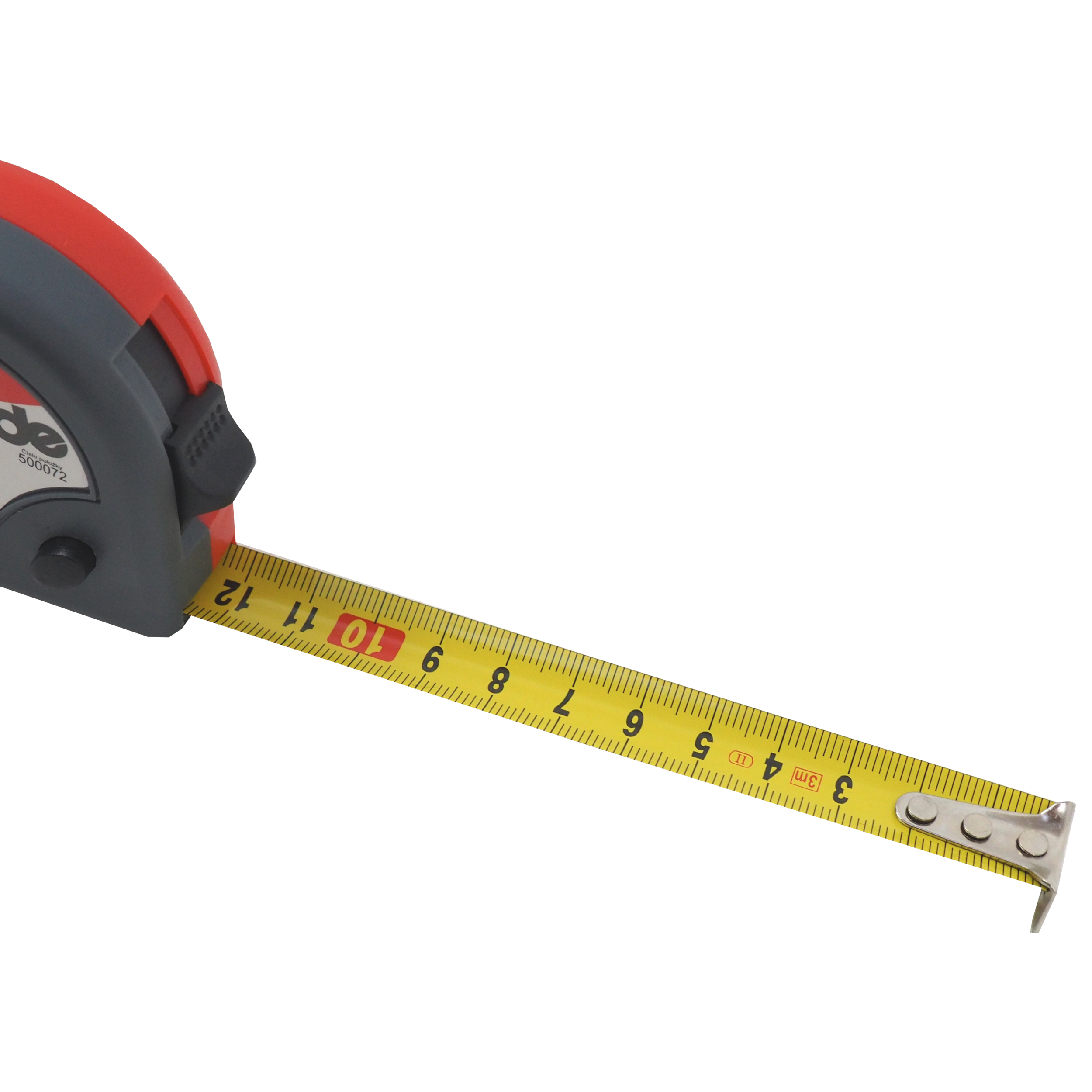 TOPTRADE svinovací metr 3 m, 16 mm, dvoubrzdový