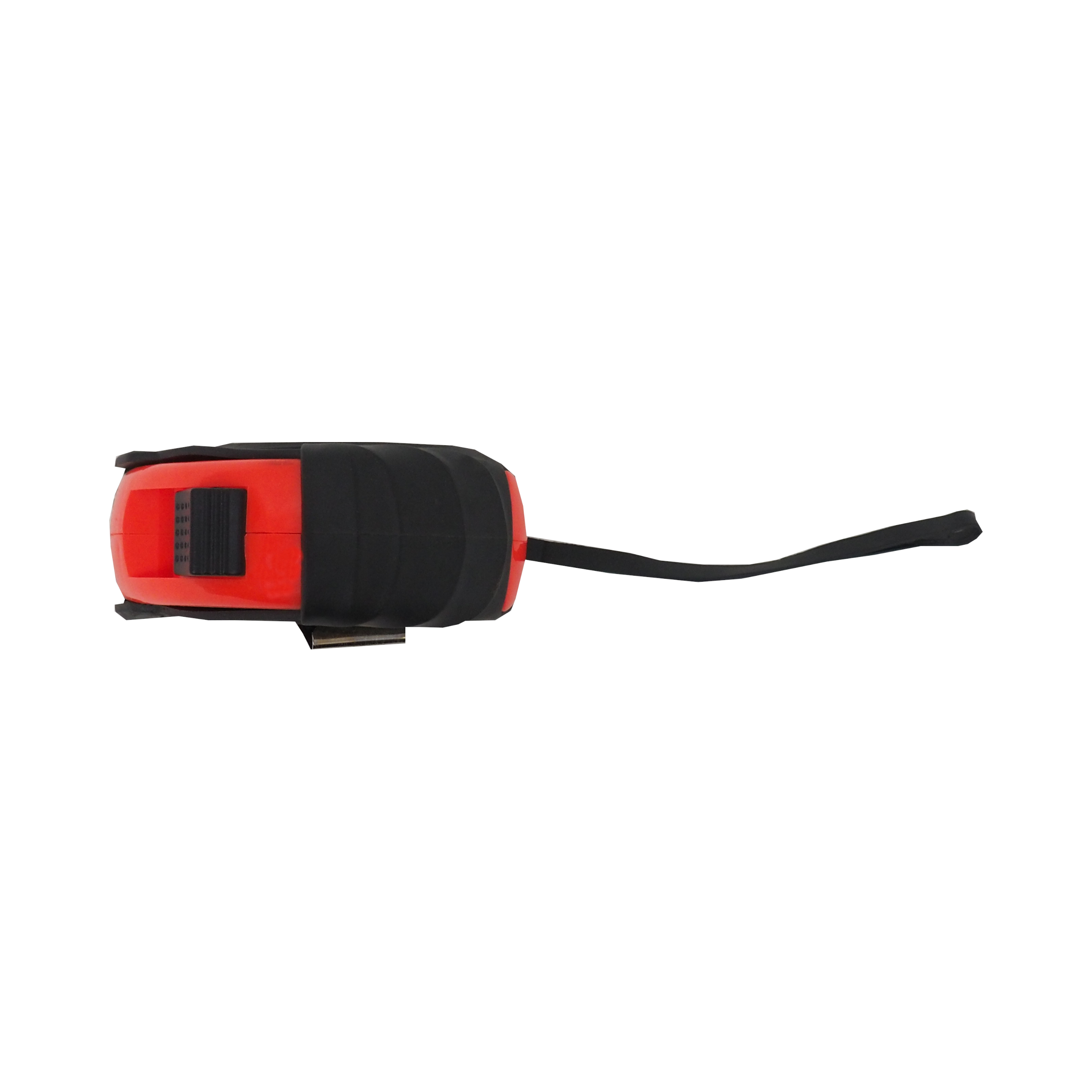 TOPTRADE svinovací metr 5 m × 19 mm, pogumovaný obal, magnet