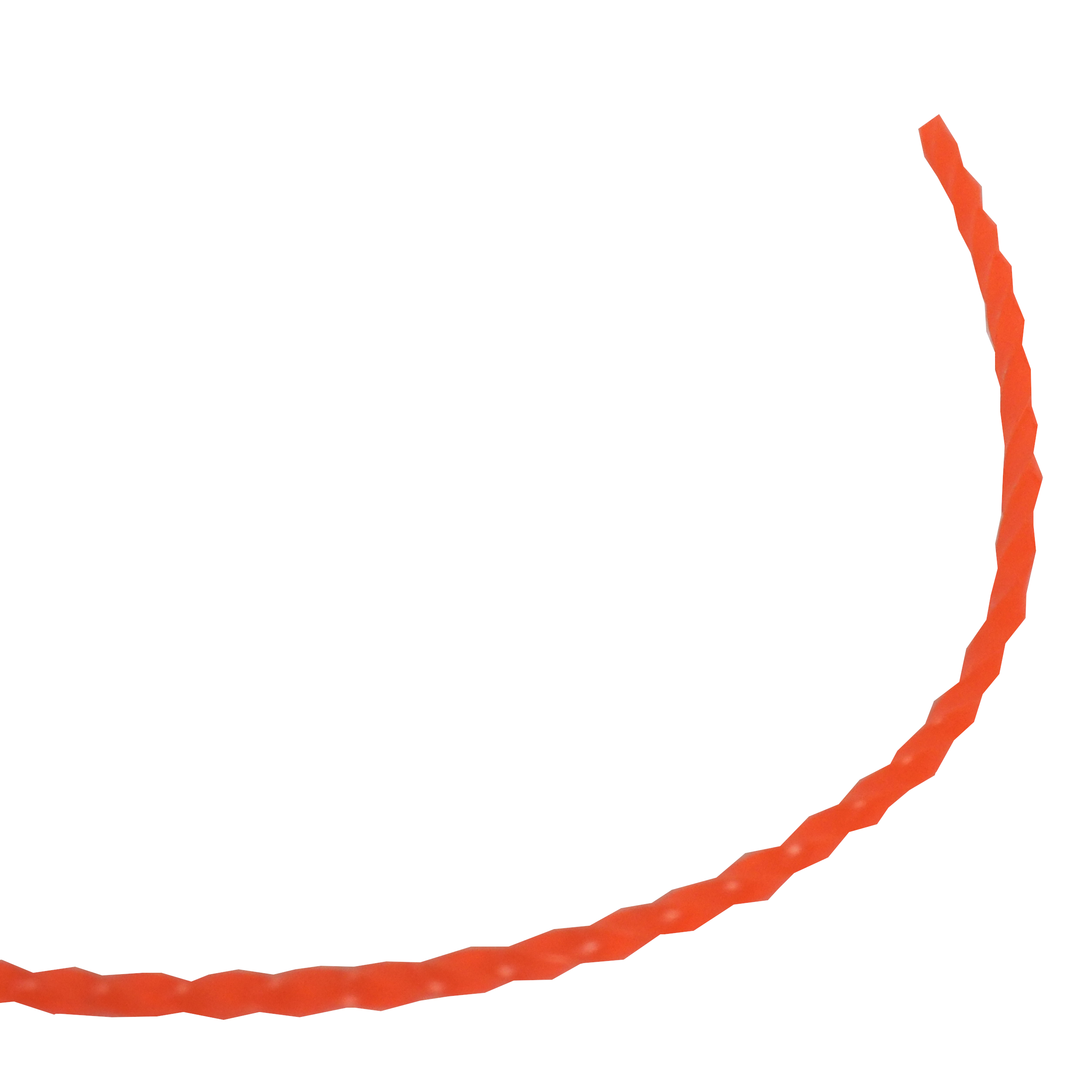 TOPTRADE vyžínací struna – spirálová 3,0 mm × 15 m